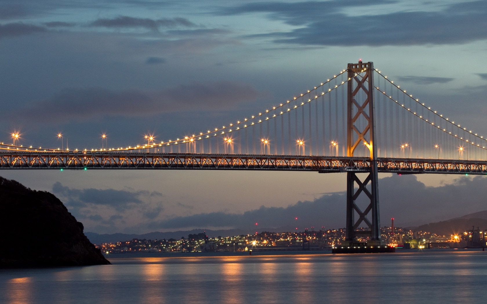 Bay Bridge From San Francisco Wallpaper