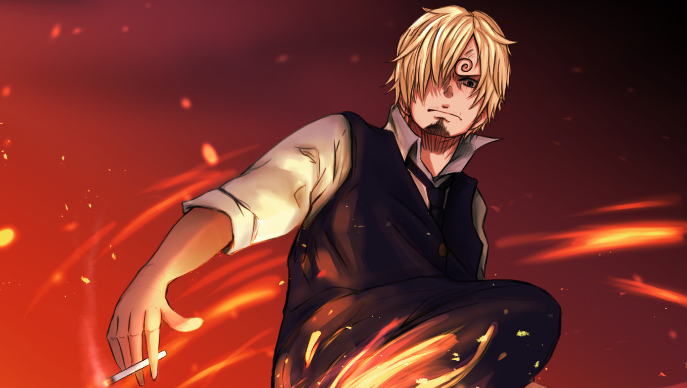 1360x768 Resolution Sanji Art One Piece 2022 Desktop Laptop Hd Wallpaper Wallpapers Den 3442