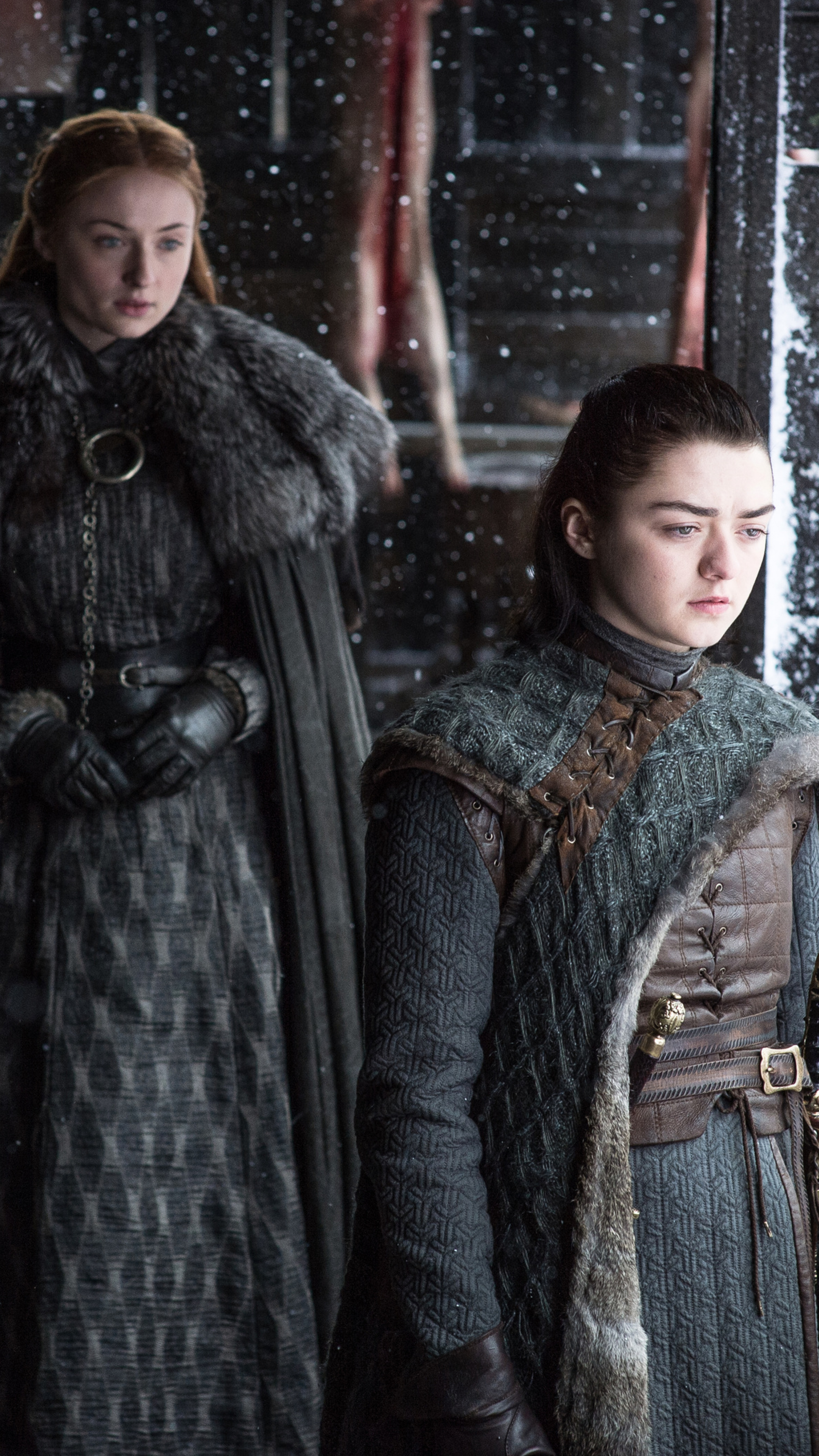 Sansa And Arya Stark Game Of Thrones Season 7, HD 4K Wallpaper