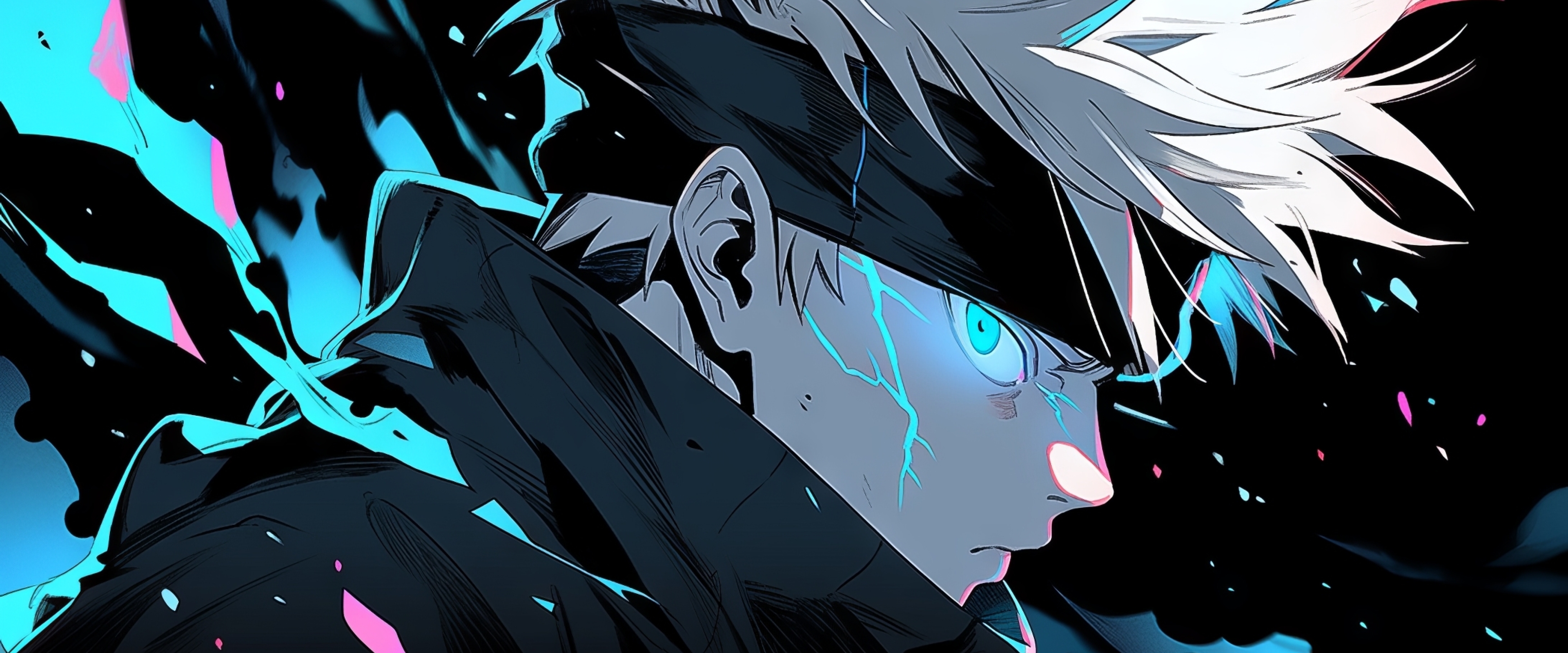 X Resolution Satoru Gojo Acid Blue Eyes Jujutsu Kaisen X Resolution Wallpaper