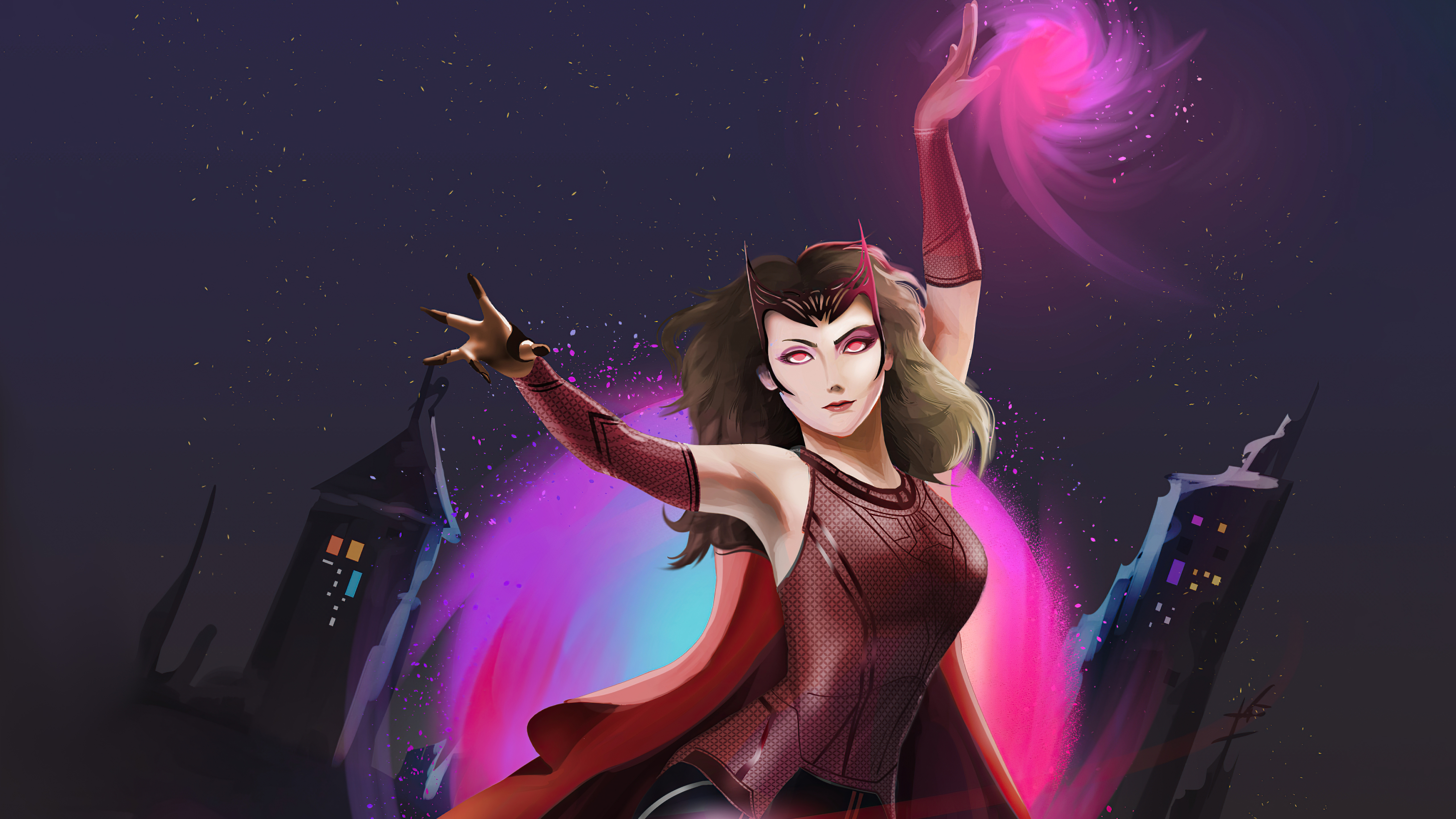 Scarlet Witch Wallpapers 4K HD