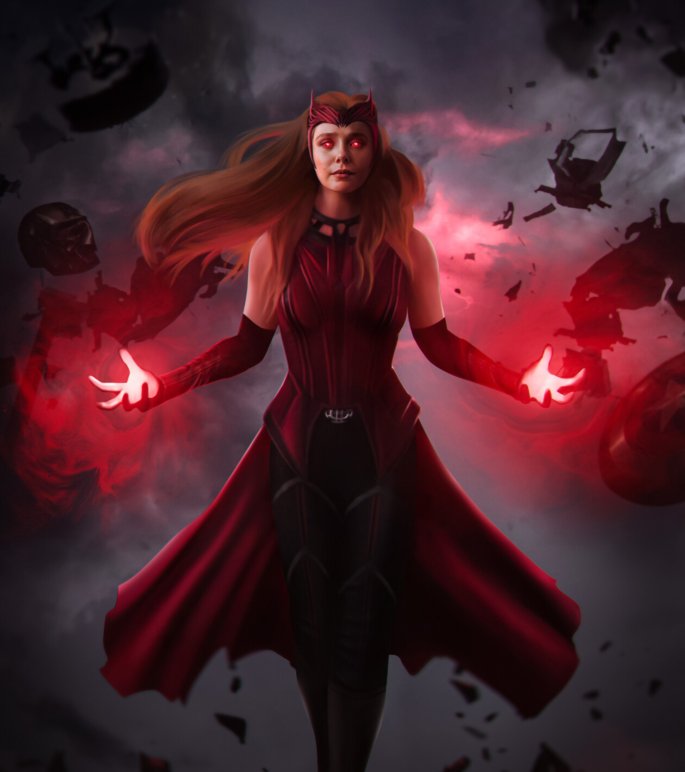 2200x2480 Scarlet Witch Full Power Mode 2200x2480 Resolution Wallpaper ...