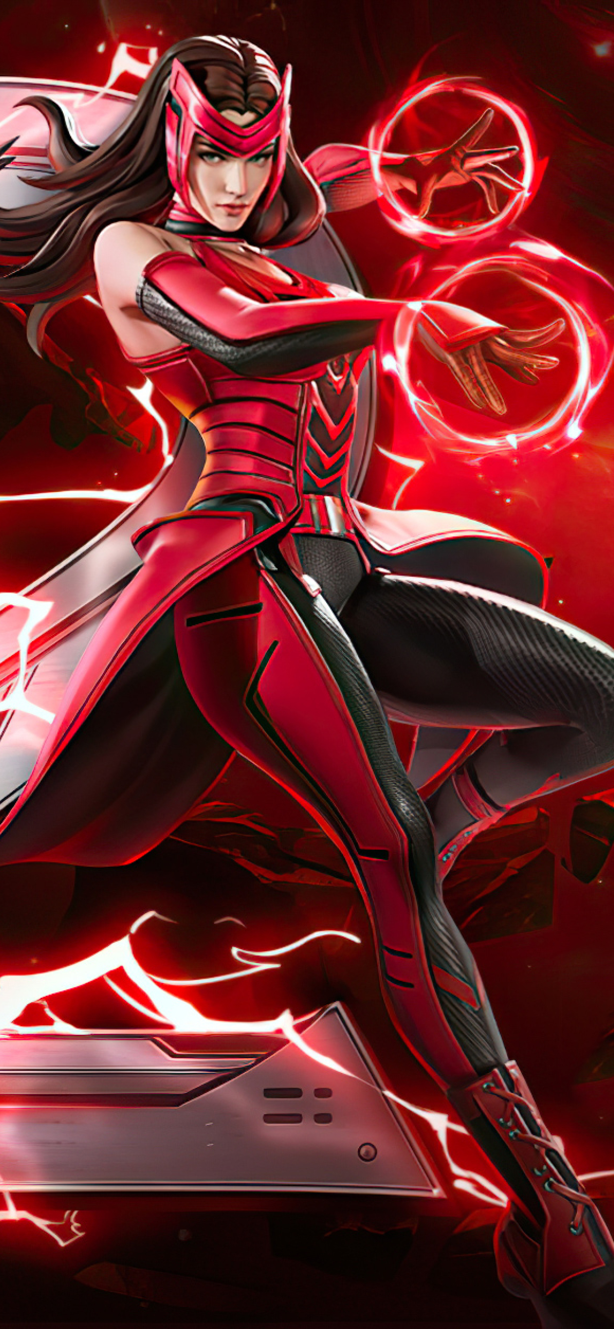 Download wallpaper 840x1336 scarlet witch fan art 2022 iphone 5 iphone  5s iphone 5c ipod touch 840x1336 hd background 27884
