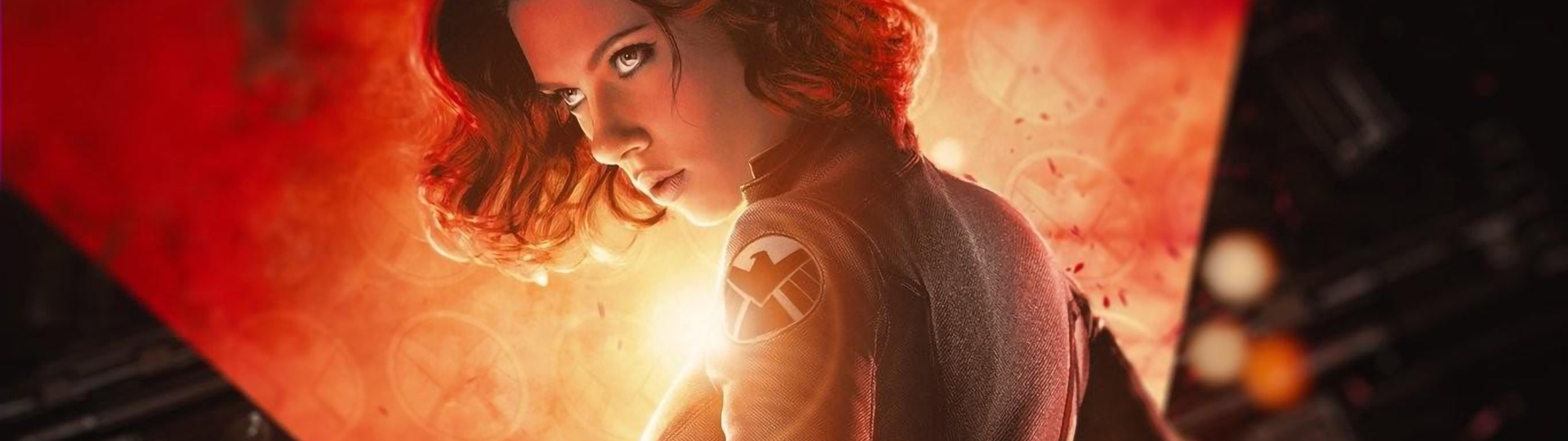 3840x1080 Resolution Scarlett Johansson Black Widow Movie Poster 3840x1080 Resolution Wallpaper