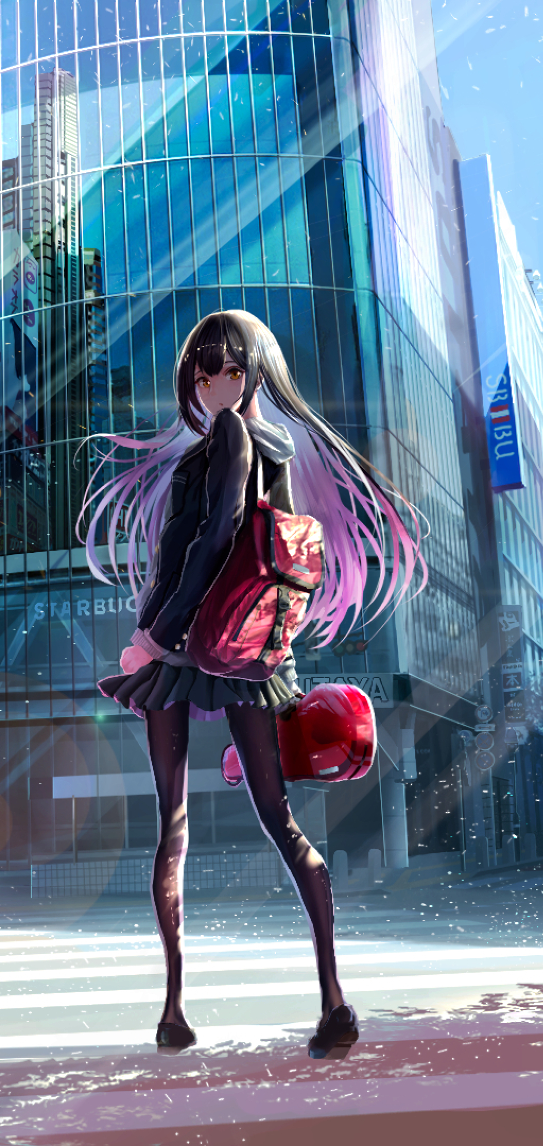1080x2280 School Anime Girl One Plus 6,Huawei p20,Honor view 10,Vivo  y85,Oppo f7,Xiaomi Mi A2 Wallpaper, HD Anime 4K Wallpapers, Images, Photos  and Background - Wallpapers Den