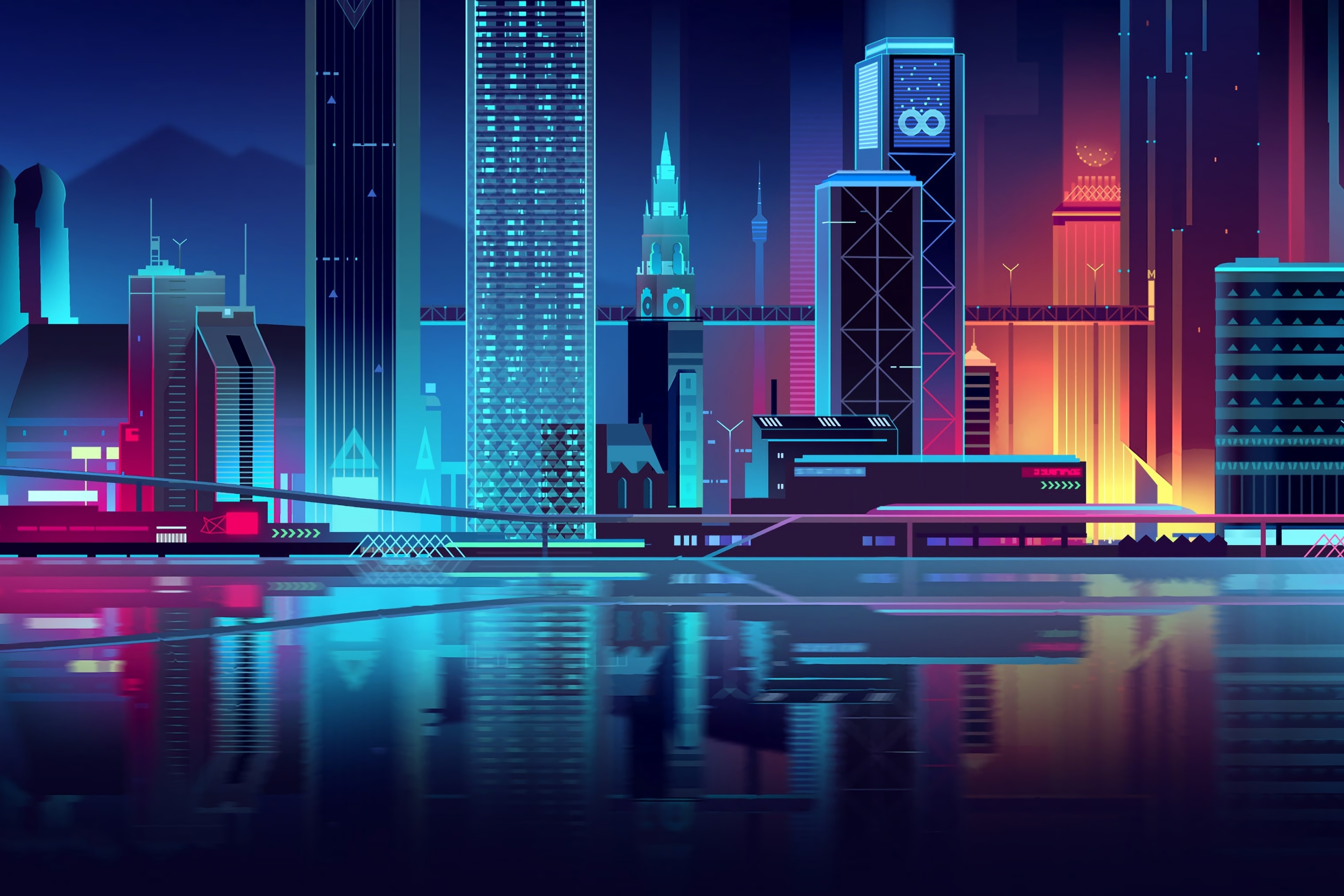 3000x2000 Resolution Sci Fi City 4k Illustration 2022 3000x2000 ...