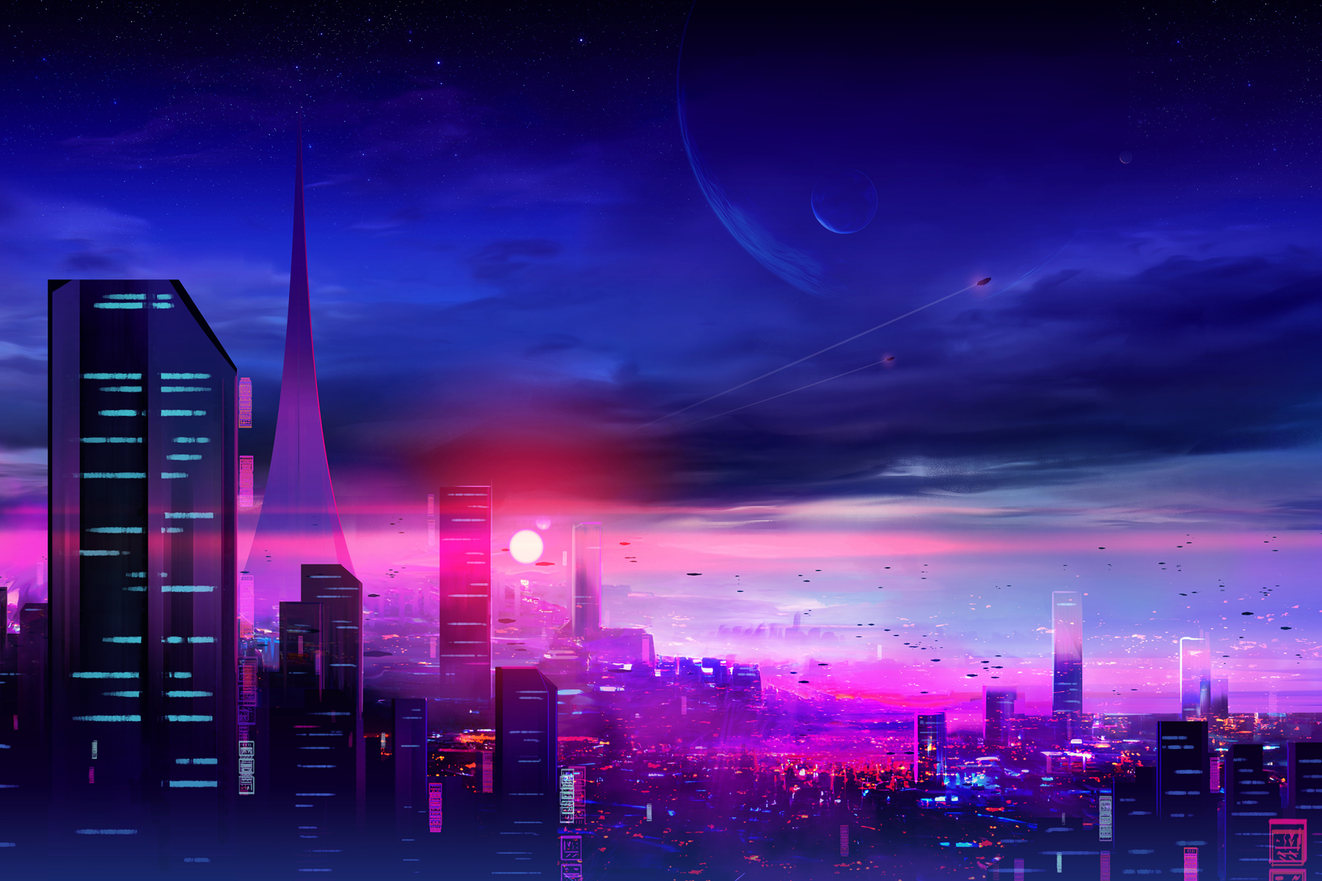 1920x1280 Sci Fi City Hd Cybercity 2022 1920x1280 Resolution Wallpaper Hd Artist 4k Wallpapers 6866