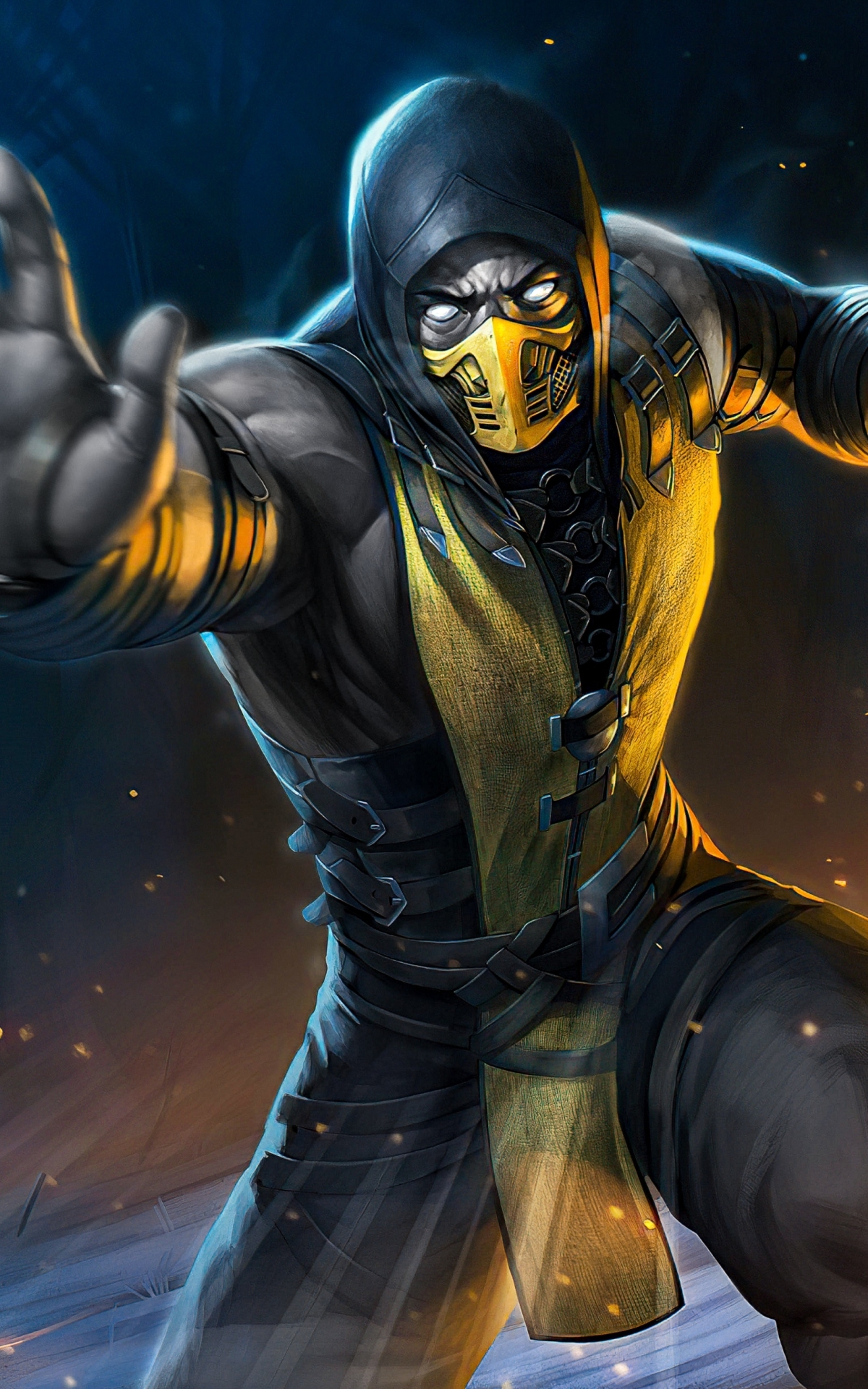 1200x1920 Scorpion 4K Mortal Kombat Digital 1200x1920 Resolution