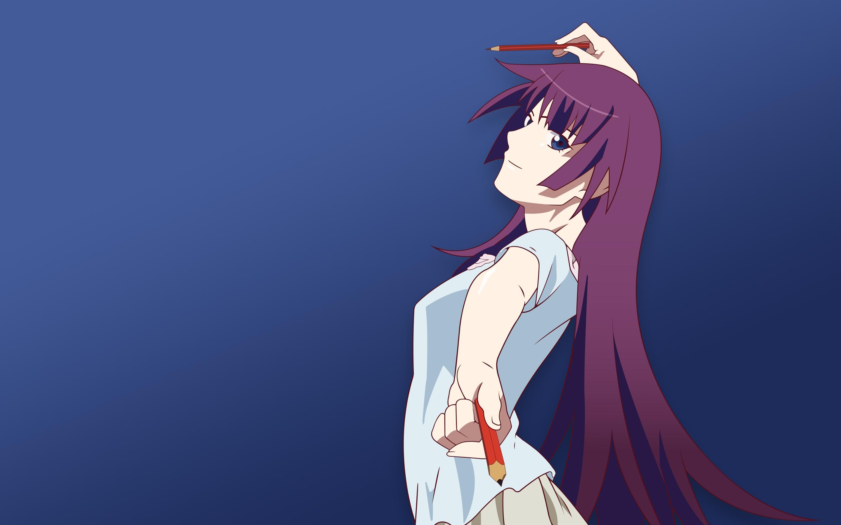 Senjougahara Hitagi Monogatari Series Girl Wallpaper Hd Anime 4k Wallpapers Images Photos 7011