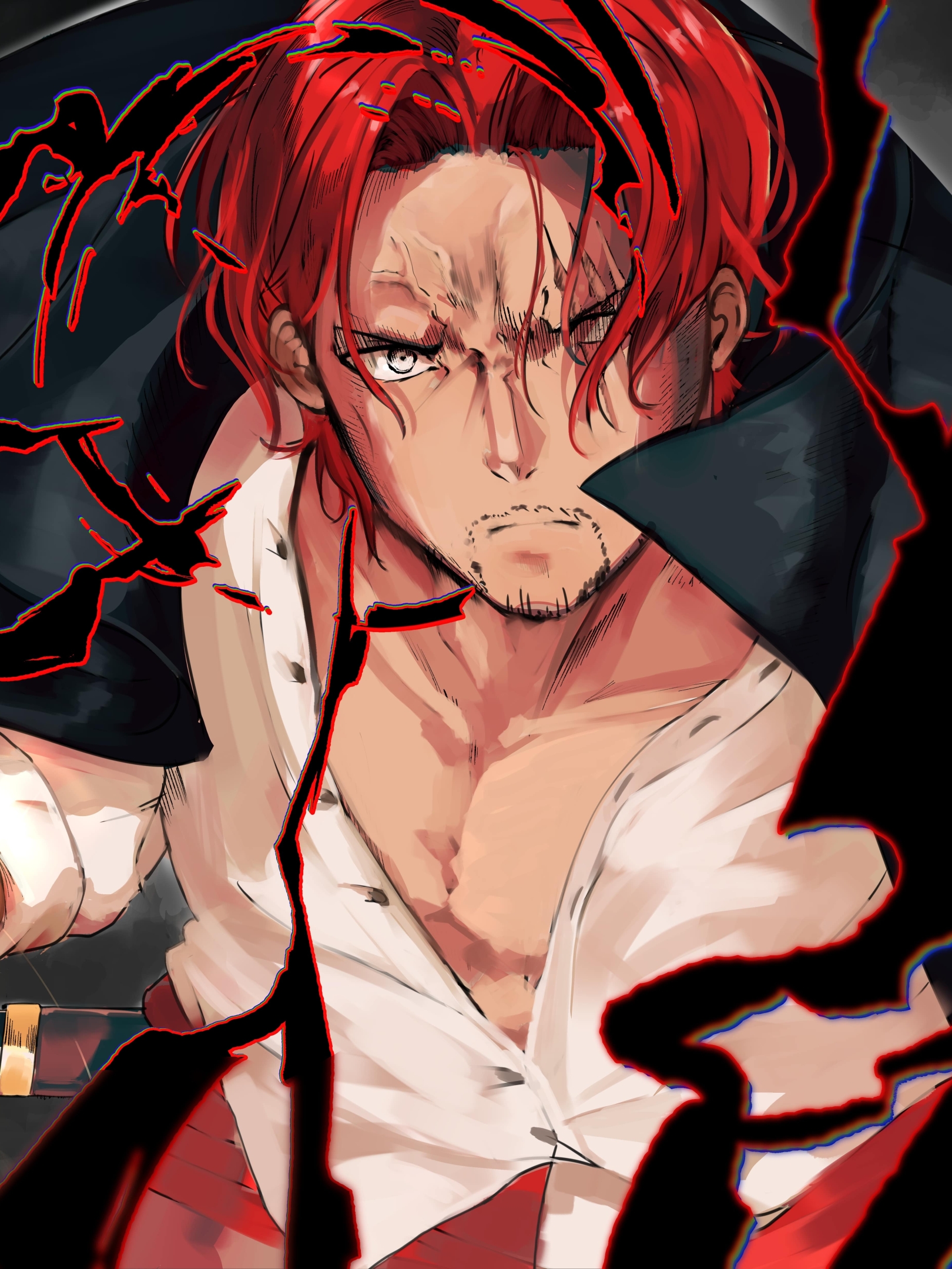 1620x2160 Resolution Shanks 8K One Piece Art 1620x2160 Resolution