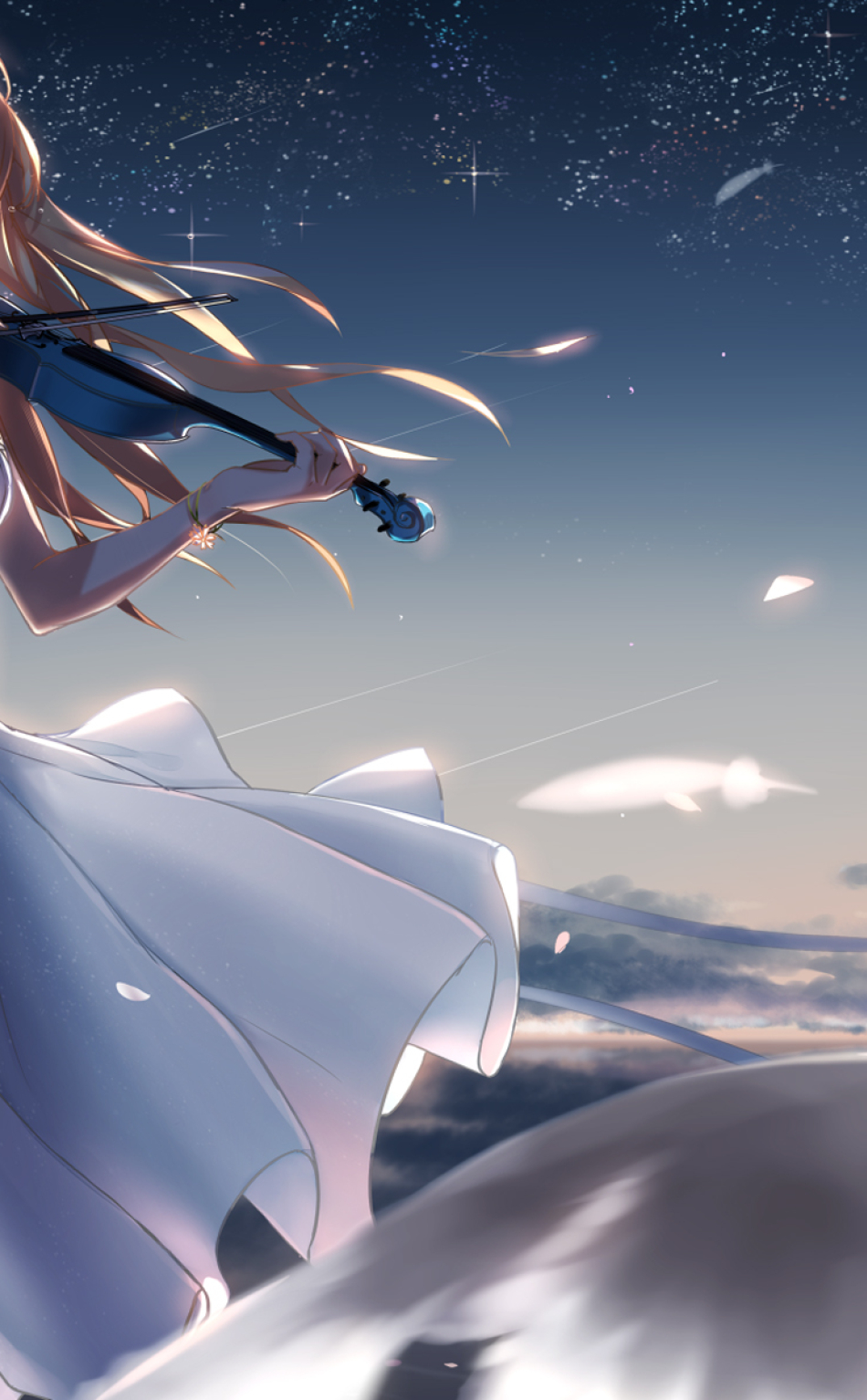 X Shigatsu Wa Kimi No Uso Kaori Miyazono Violin X Resolution Wallpaper HD Anime