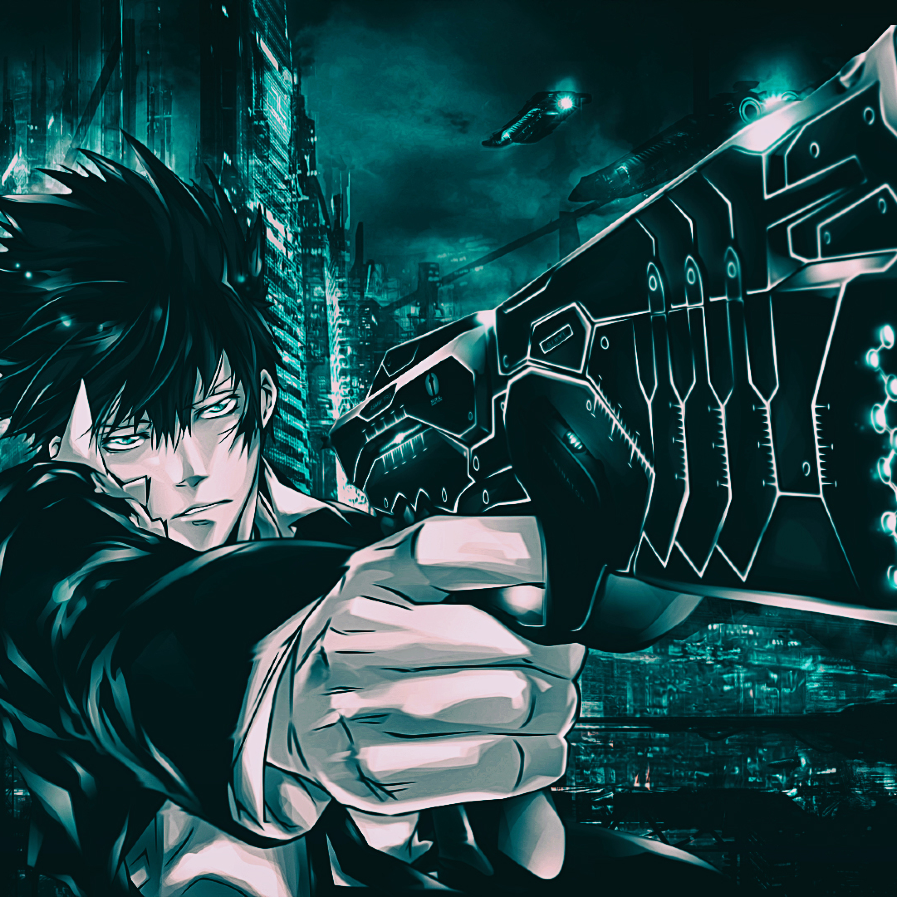 2932x2932 Shinya Kogami From Psycho Pass Ipad Pro Retina Display Wallpaper Hd Anime 4k Wallpapers Images Photos And Background Wallpapers Den