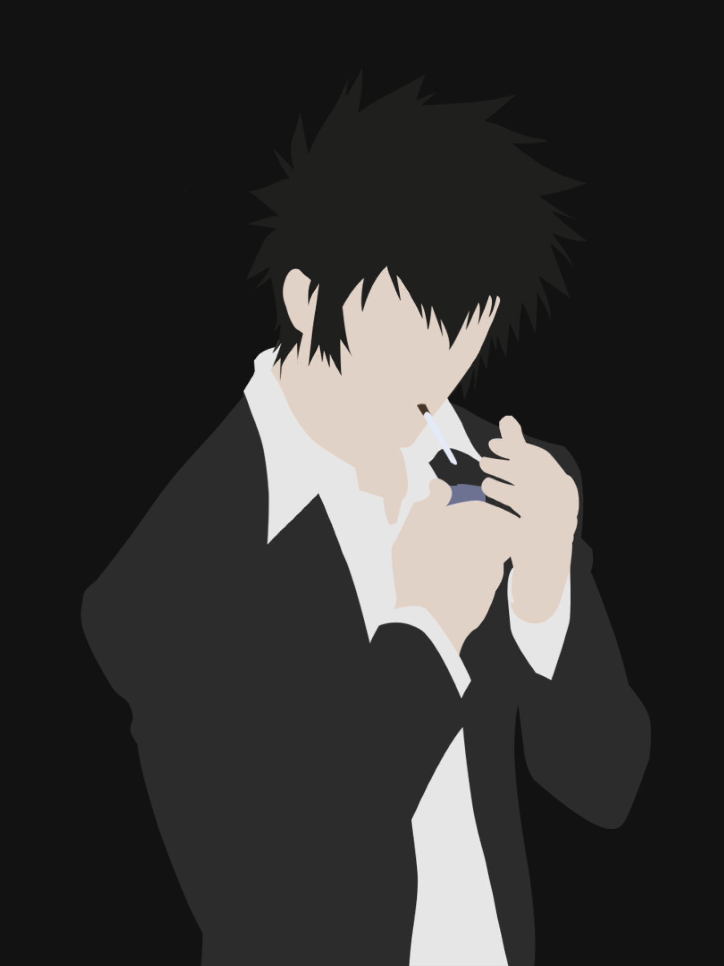 X Shinya Kogami Minimalist X Resolution Wallpaper Hd Anime K Wallpapers