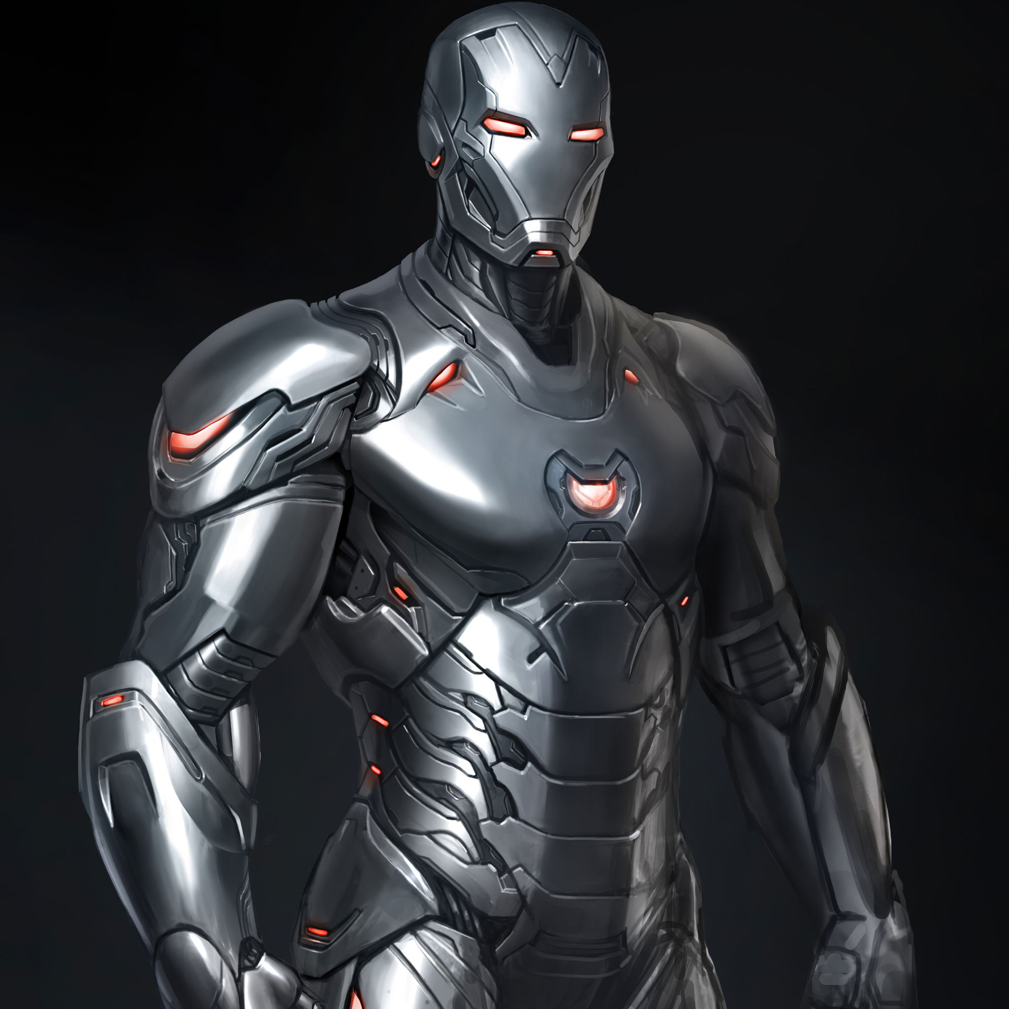 20x20 Silver Iron Man Suit 20K Ipad Air Wallpaper, HD ...