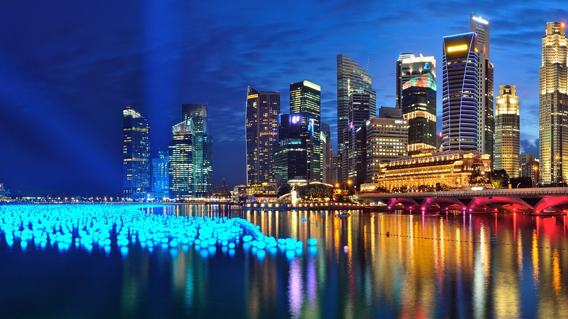 Singapore City At Night Wallpaper, Hd City 4K Wallpapers, Images And