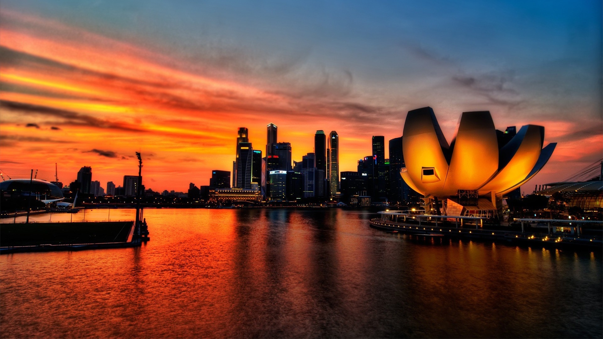 singapore, sky, sunset Wallpaper, HD City 4K Wallpapers, Images, Photos and  Background - Wallpapers Den