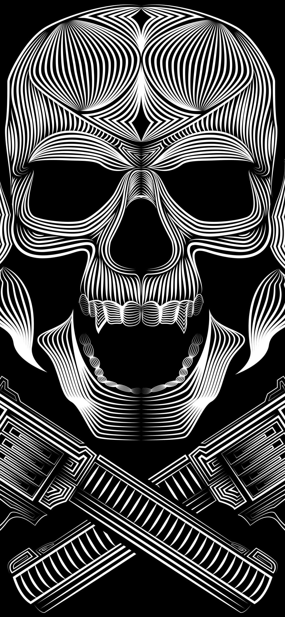 1125x2436 Skull Gangsters Vector Iphone XS,Iphone 10,Iphone X Wallpaper, HD  Vector 4K Wallpapers, Images, Photos and Background - Wallpapers Den