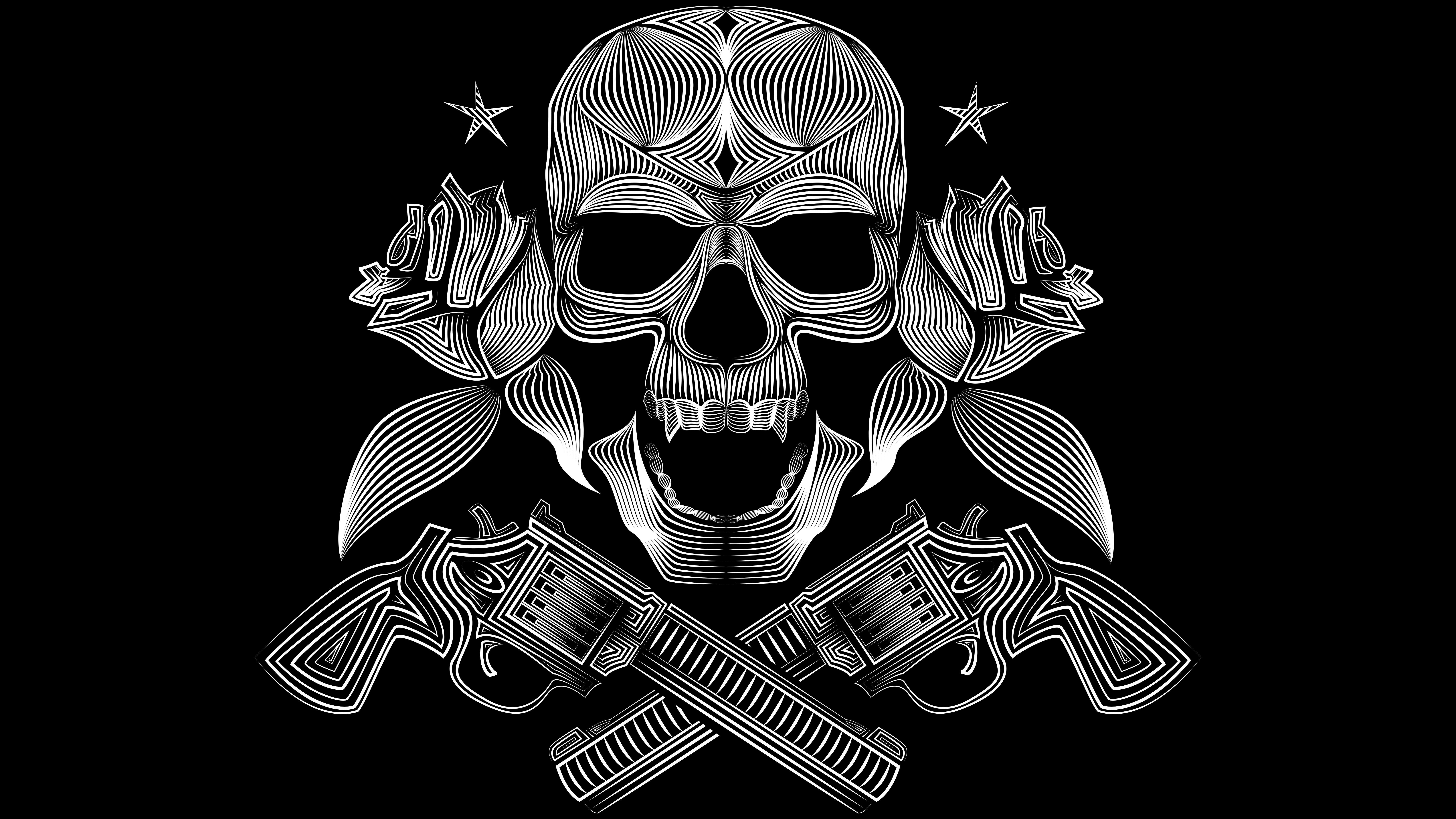 Skull Gangsters Vector Wallpaper, HD Vector 4K Wallpapers, Images, Photos  and Background - Wallpapers Den