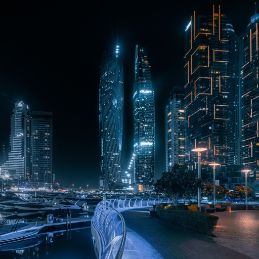 512x512 Skyscraper Dubai HD 512x512 Resolution Wallpaper, HD City 4K ...