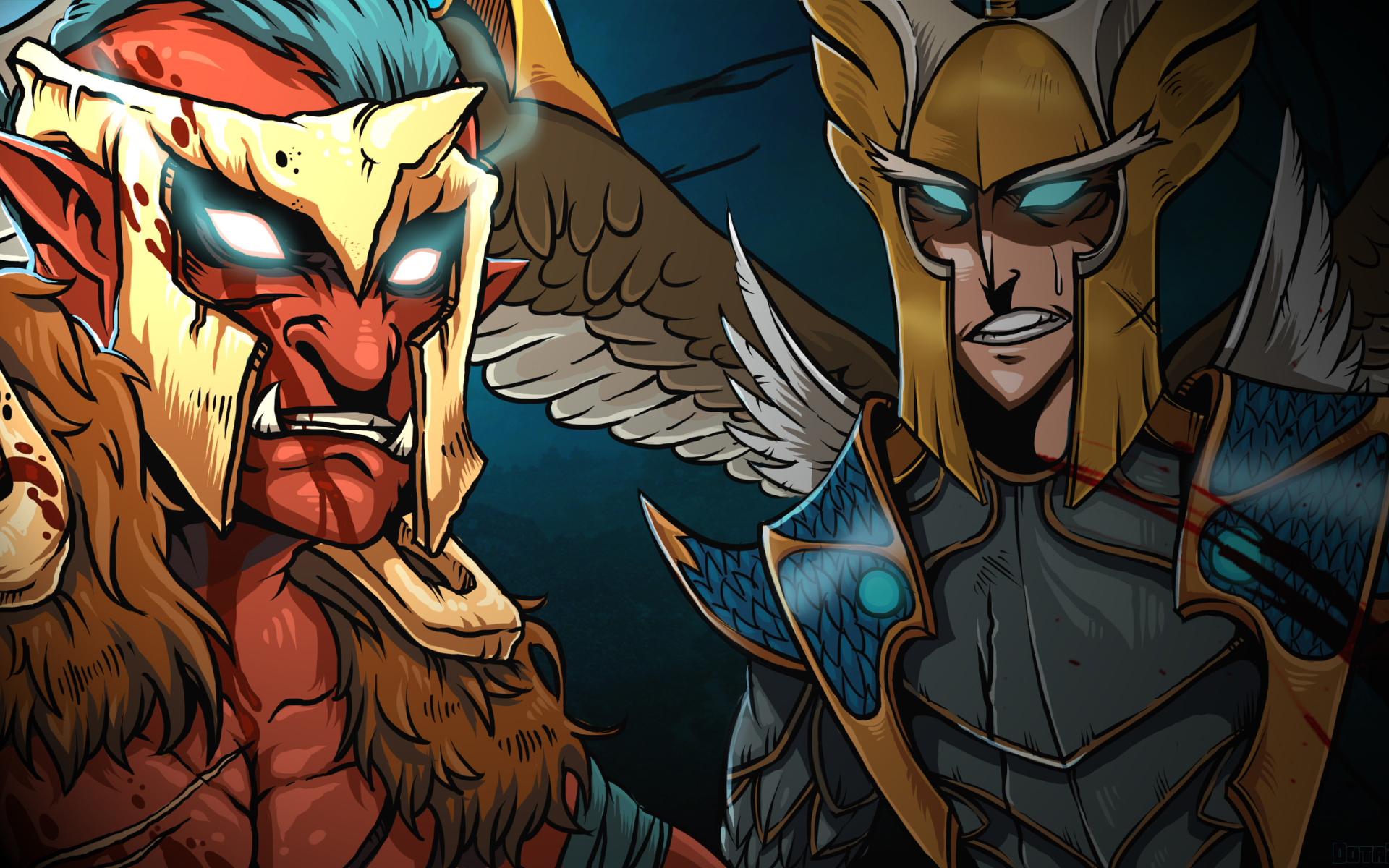 1920x1200 Skywrath Mage Troll Warlord Dota 2 1200p Wallpaper Hd