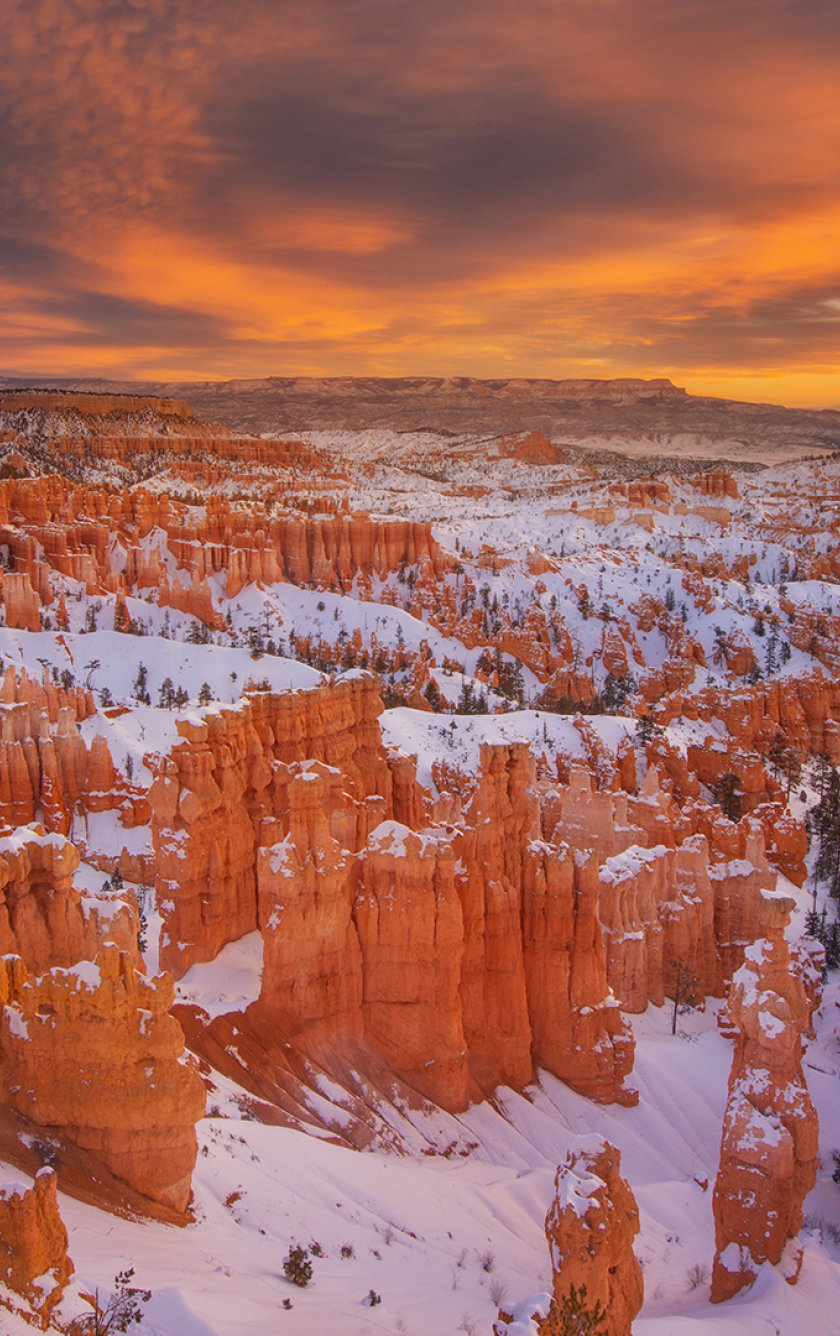 X Resolution Snowy Bryce Canyon National Park HD Utah X Resolution Wallpaper