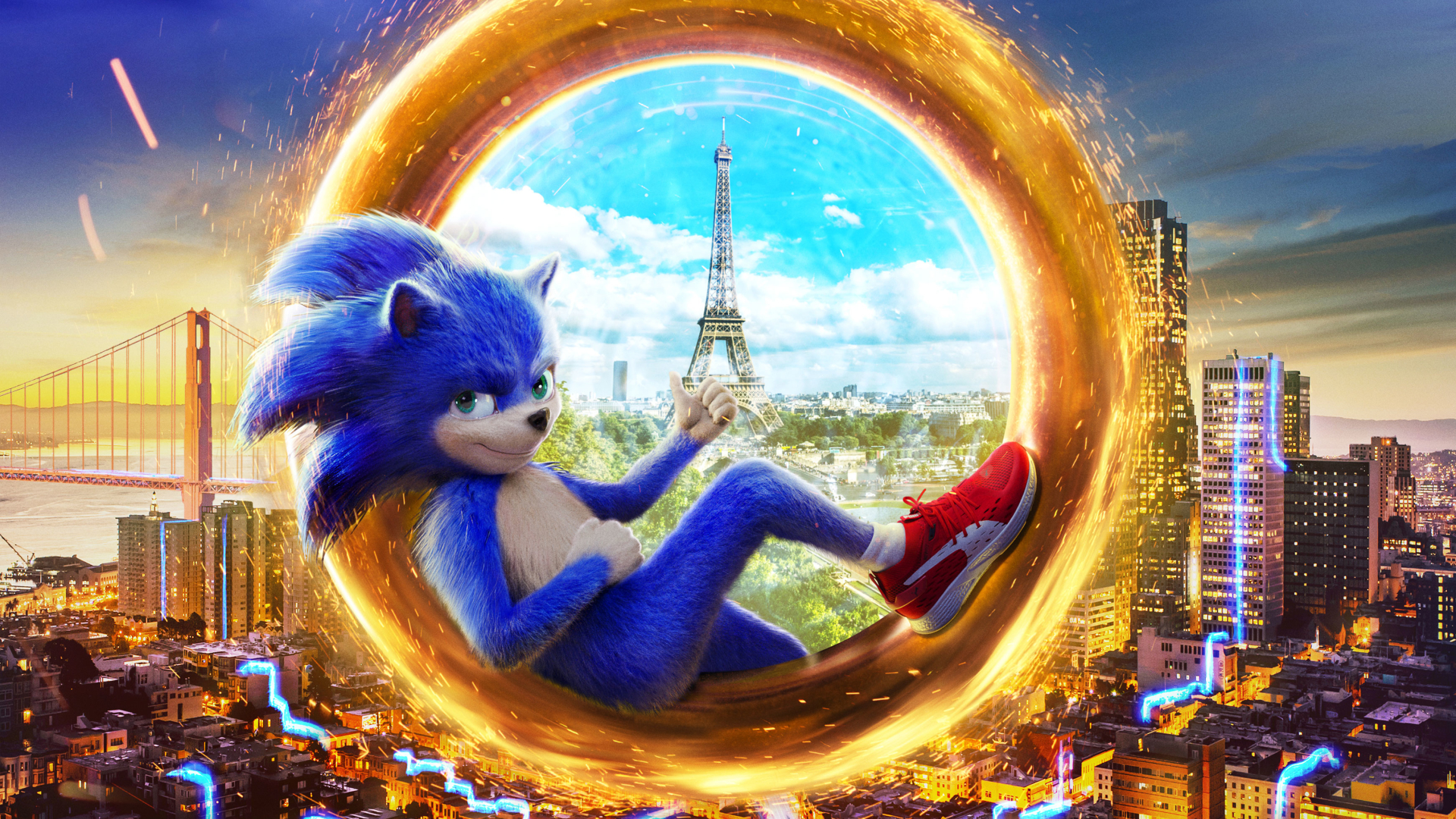 1920x1080 Sonic the Hedgehog 2019 Movie 1080P Laptop Full HD Wallpaper