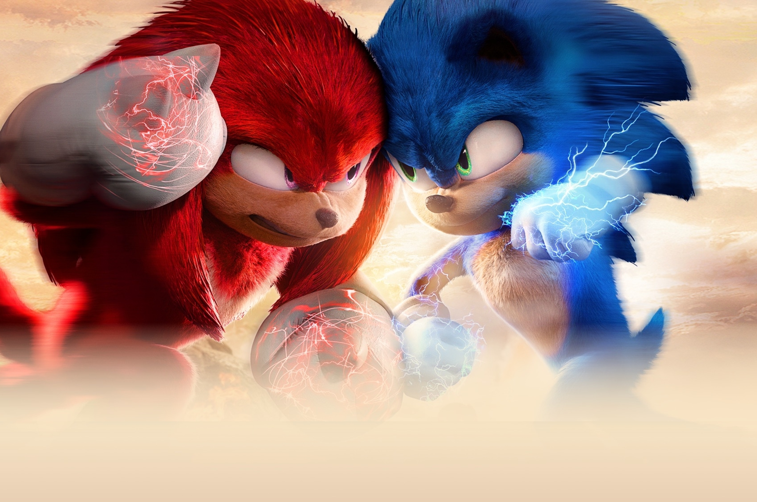 2560x1700 Resolution Sonic the Hedgehog vs Knuckles the Echidna