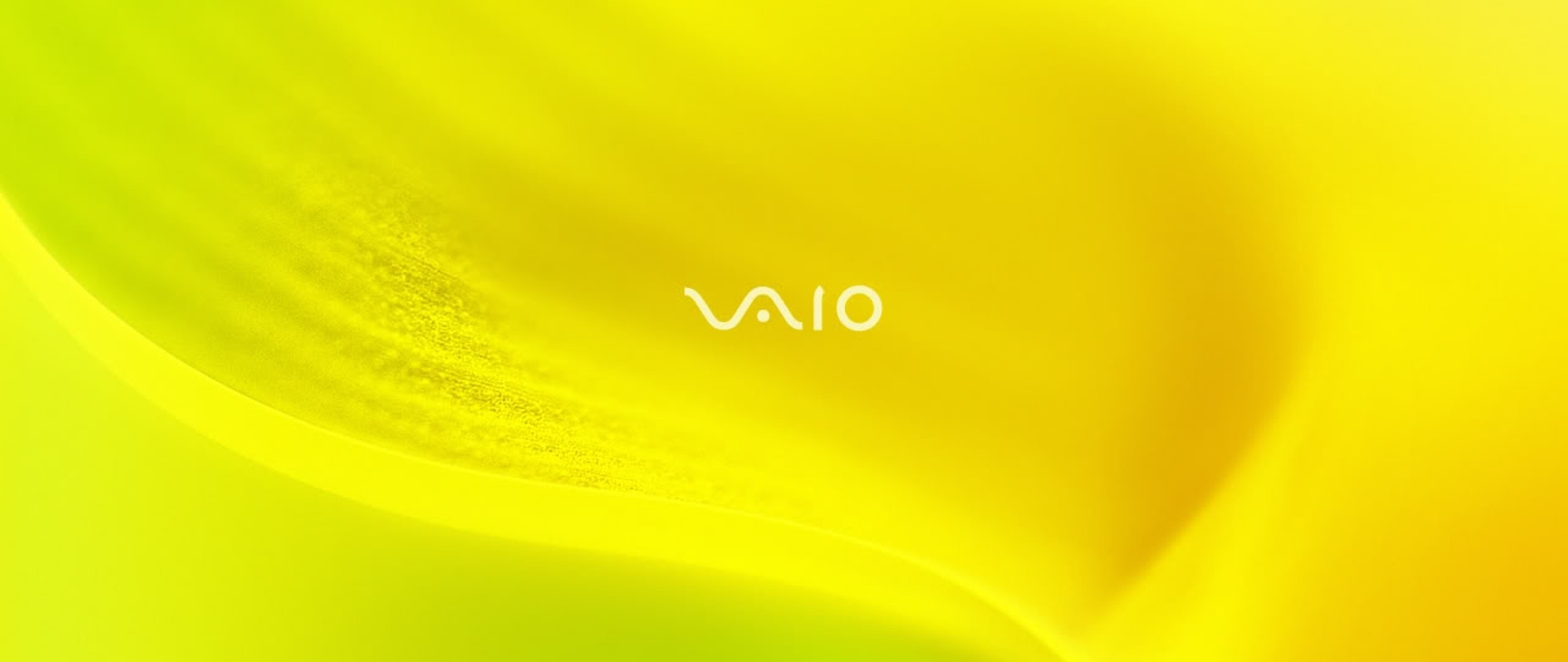 2560x1080 Sony Vaio Yellow System 2560x1080 Resolution Wallpaper Hd Hi Tech 4k Wallpapers Images Photos And Background