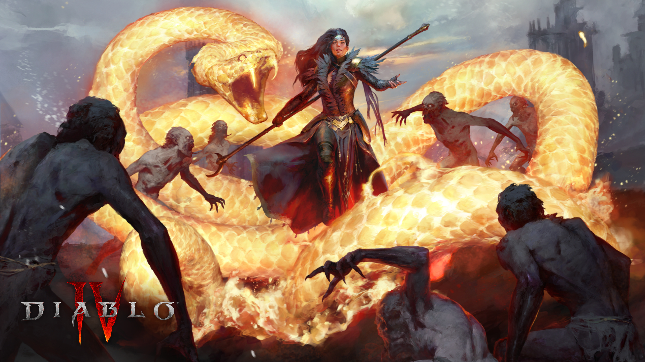 Lilith from Diablo 4 4K wallpaper download