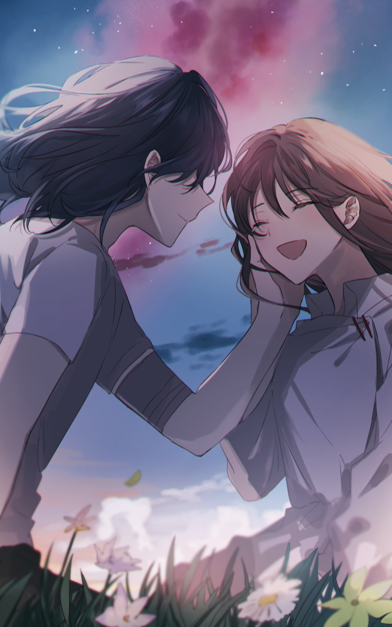 801x1281 Souta Munakata & Suzume Iwato Friendship 801x1281 Resolution