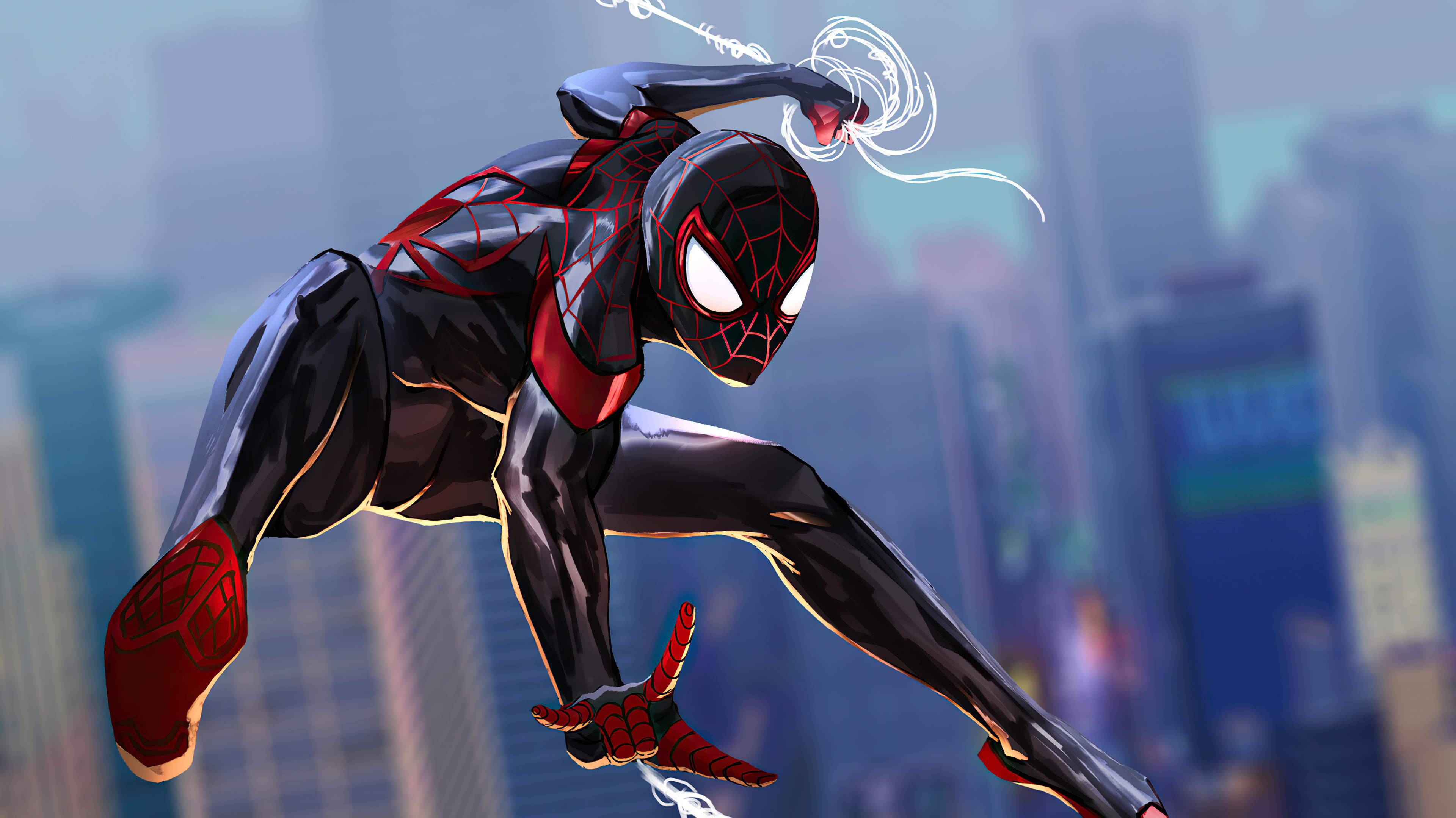 Spider-Man 2 Into The Spider-Verse Art Wallpaper, HD Movies 4K Wallpapers, Images, Photos and ...