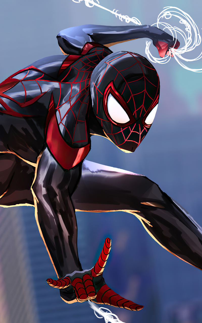 800x1280 Spider Man  2 Into The Spider Verse Art Nexus 7 