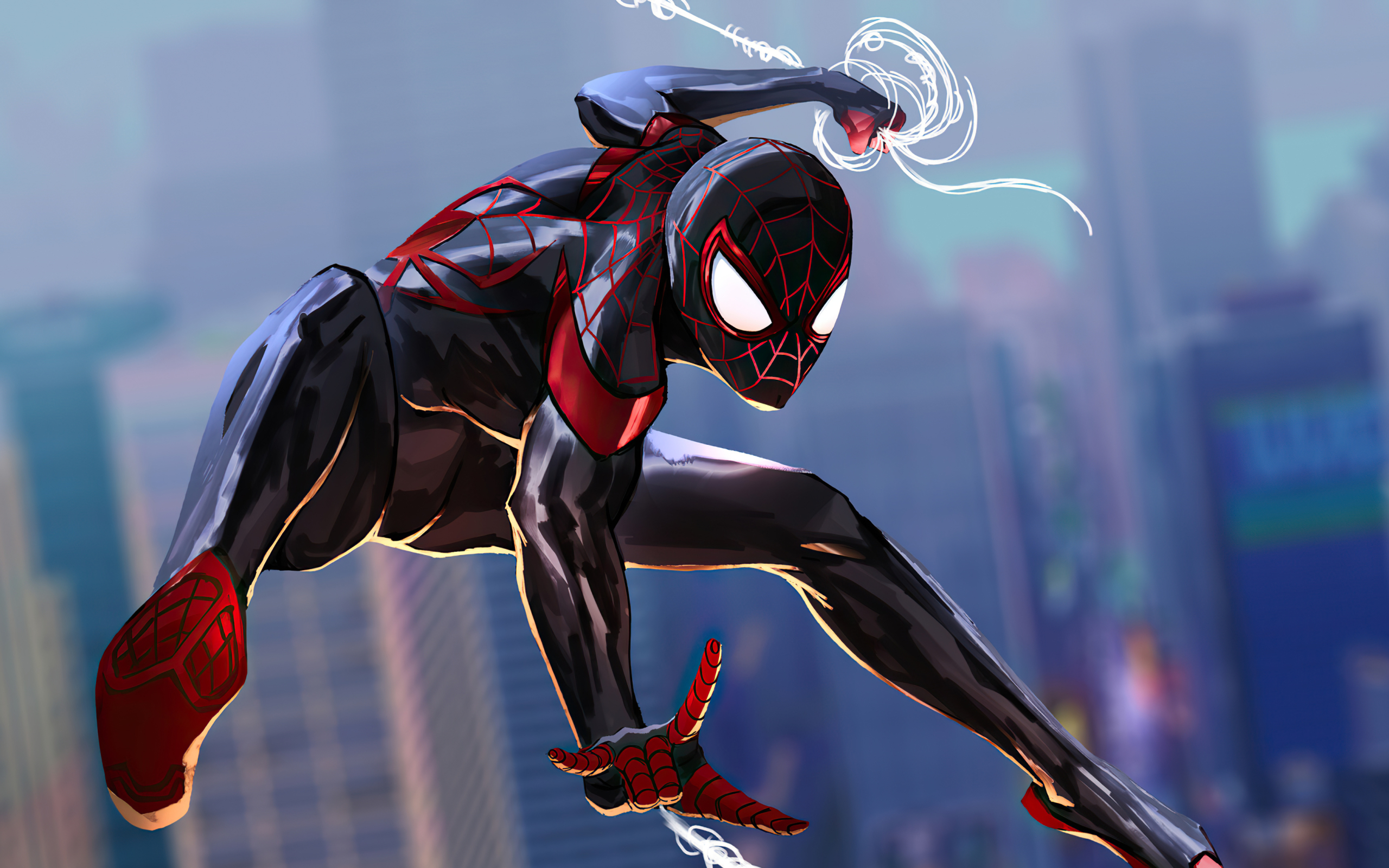 2560x1600 Spider-Man 2 Into The Spider-Verse Art 2560x1600 Resolution ...