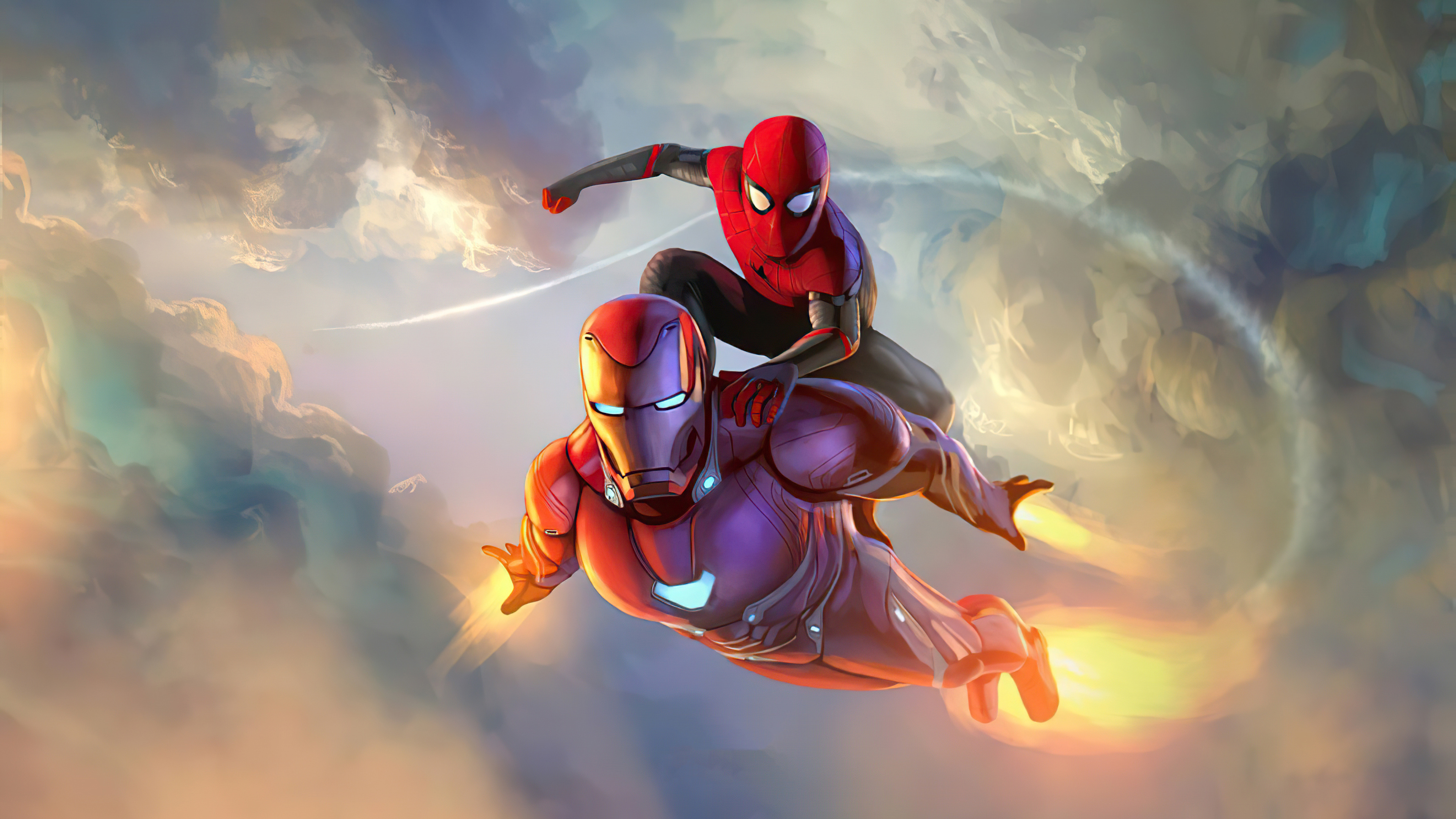 Spider Man and Iron Man Wallpaper, HD