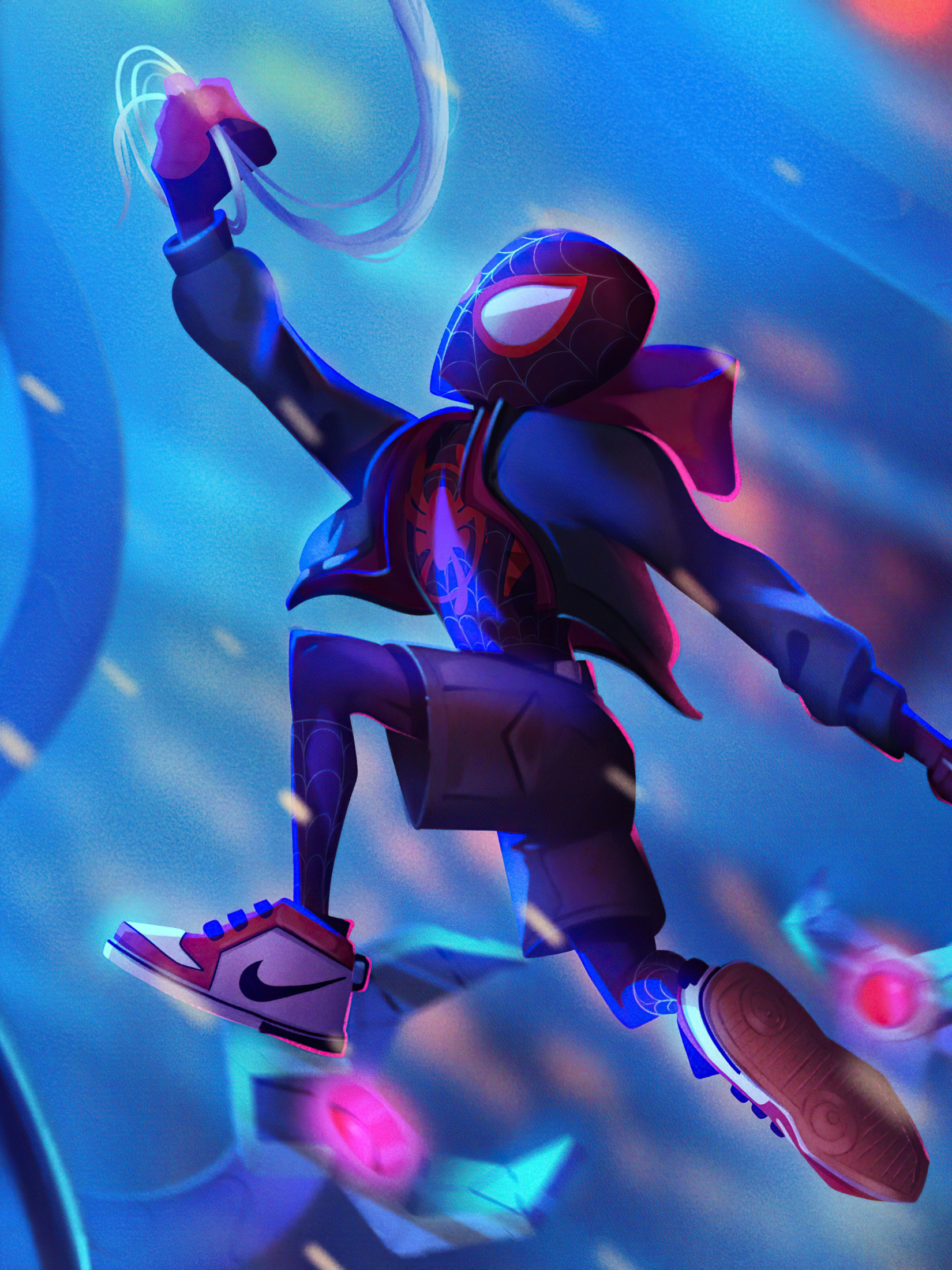 1650x2200 Spider-Man Art Into The Spider-Verse 4K 1650x2200 Resolution  Wallpaper, HD Movies 4K Wallpapers, Images, Photos and Background -  Wallpapers Den