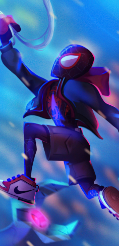 X Resolution Spider Man Art Into The Spider Verse K X Resolution Wallpaper