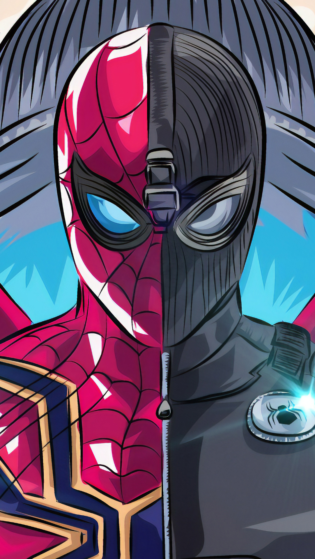 1082x1920 Spider Man Black And Red Suit Comic 1082x1920 Resolution