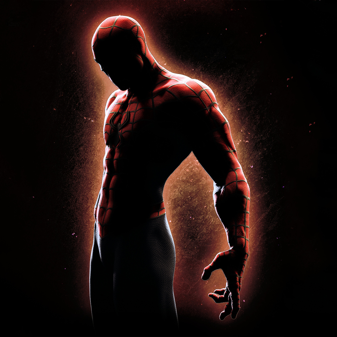 1080x1080 Resolution Spider Man Cool 4K Black Background 1080x1080