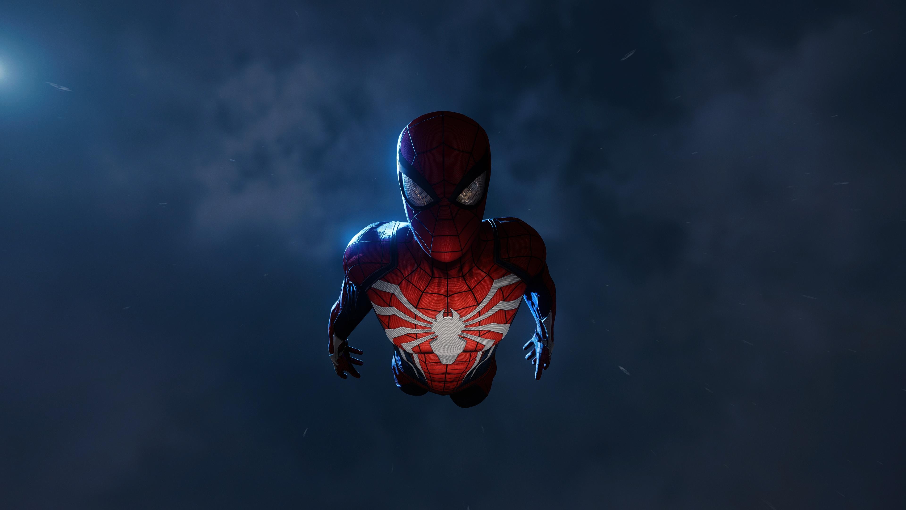 Wallpaper miles morales across the spider-verse, falling from building,  movie desktop wallpaper, hd image, picture, background, eb94c0 |  wallpapersmug
