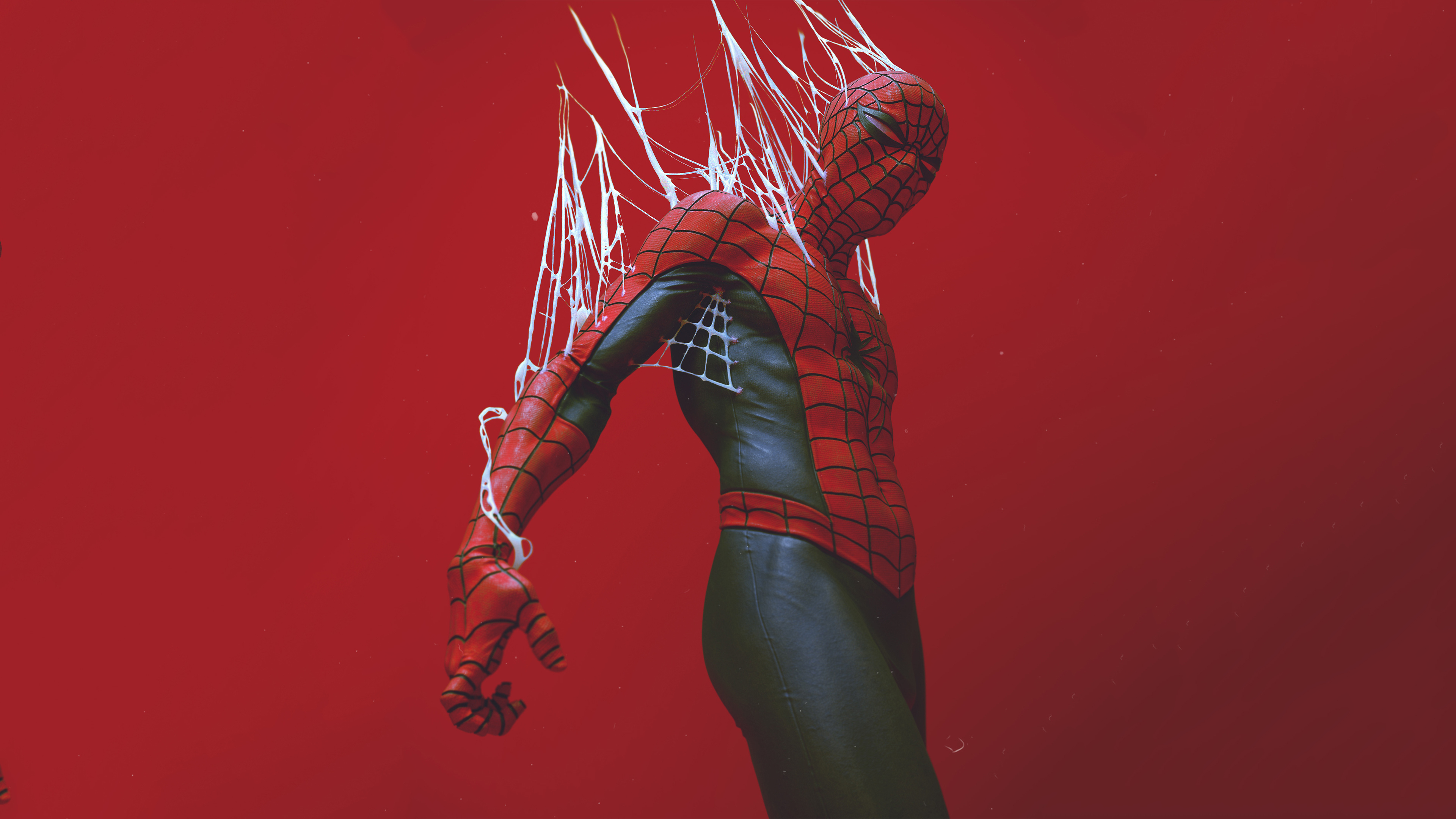 Spider-Man Got Trapped In Web Wallpaper, HD Superheroes 4K Wallpapers