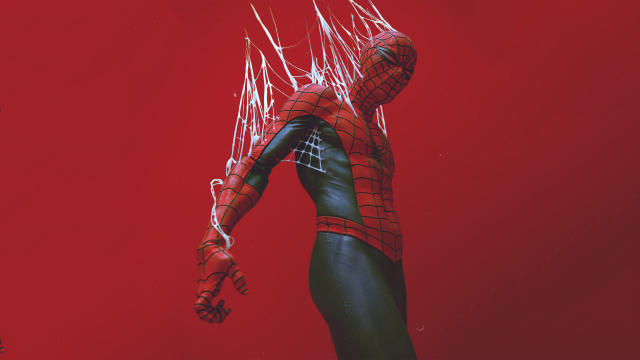 640x360 Resolution Spider Man Got Trapped In Web 640x360 Resolution Wallpaper Wallpapers Den 8862