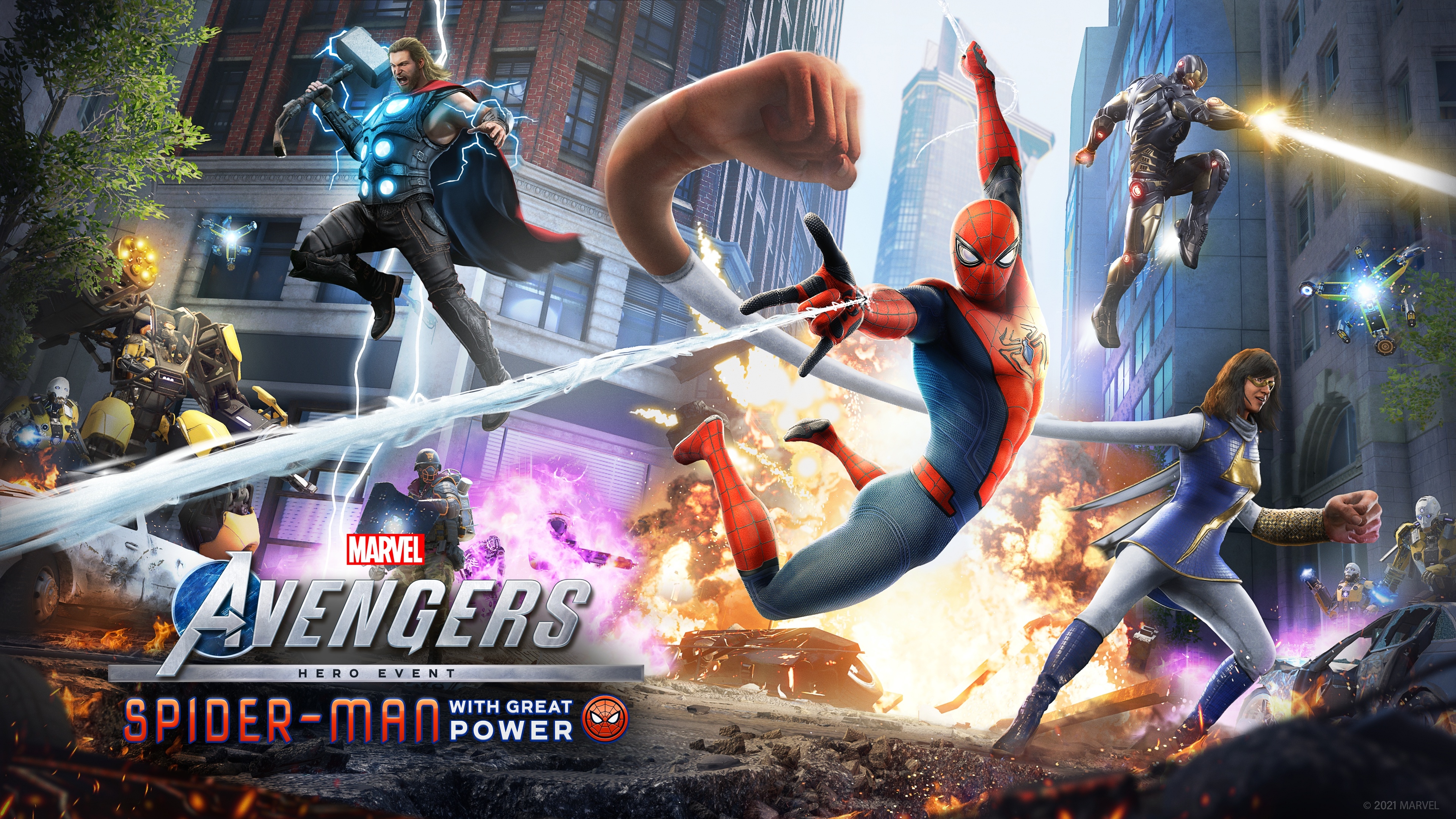 Spider-Man in Marvel's Avengers Game HD Wallpaper, HD Games 4K Wallpapers,  Images, Photos and Background - Wallpapers Den