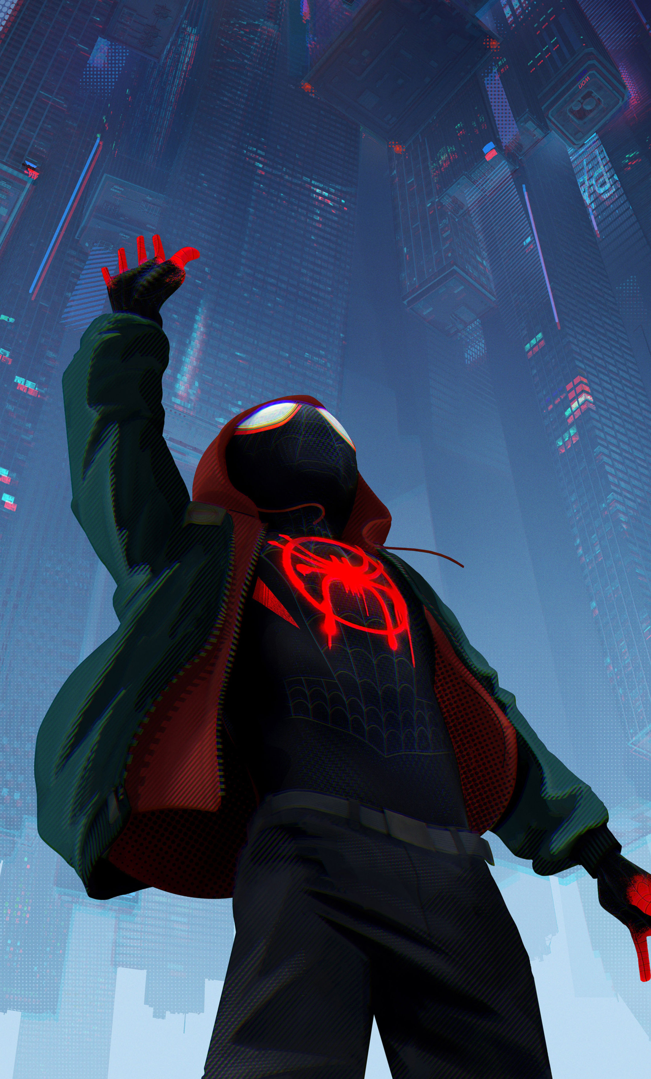 1280x2120 Spider Man Into The Spider Verse 2018 Official