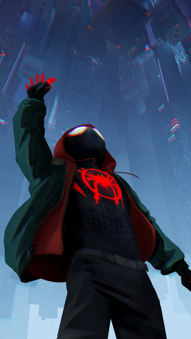 640x1136 Spider-Man Into The Spider-Verse 2018 Official Poster iPhone  5,5c,5S,SE ,Ipod Touch Wallpaper, HD Movies 4K Wallpapers, Images, Photos  and Background - Wallpapers Den