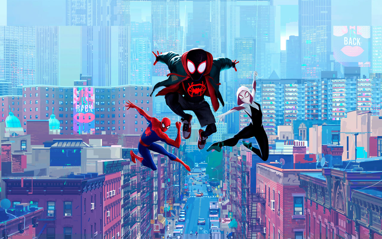 1280x800 Spider Man Into The Spider Verse 19 1280x800 Resolution Wallpaper Hd Movies 4k Wallpapers Images Photos And Background