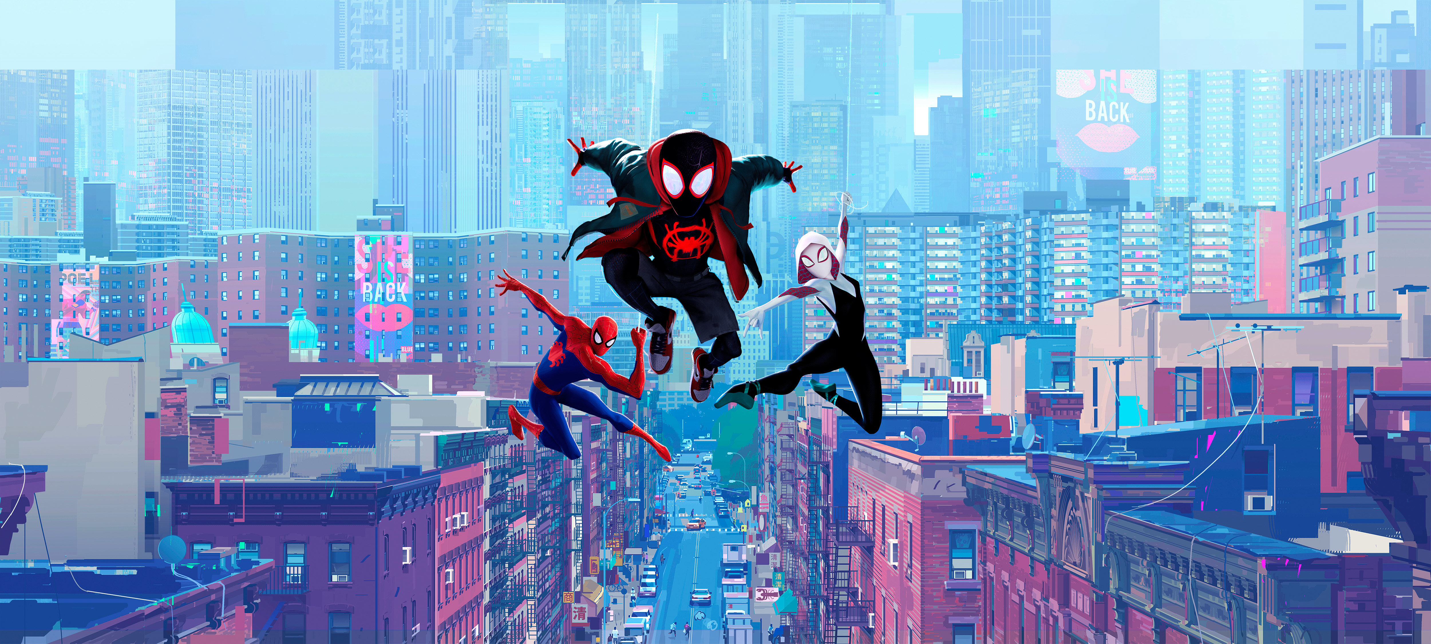 Spider Man Into The Spider Verse 2019 Wallpaper Hd Movies