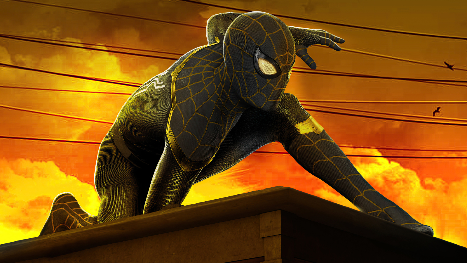 1600x900 Spider-Man: No Way Home 4k Gold and Black 1600x900 Resolution  Wallpaper, HD Superheroes 4K Wallpapers, Images, Photos and Background -  Wallpapers Den