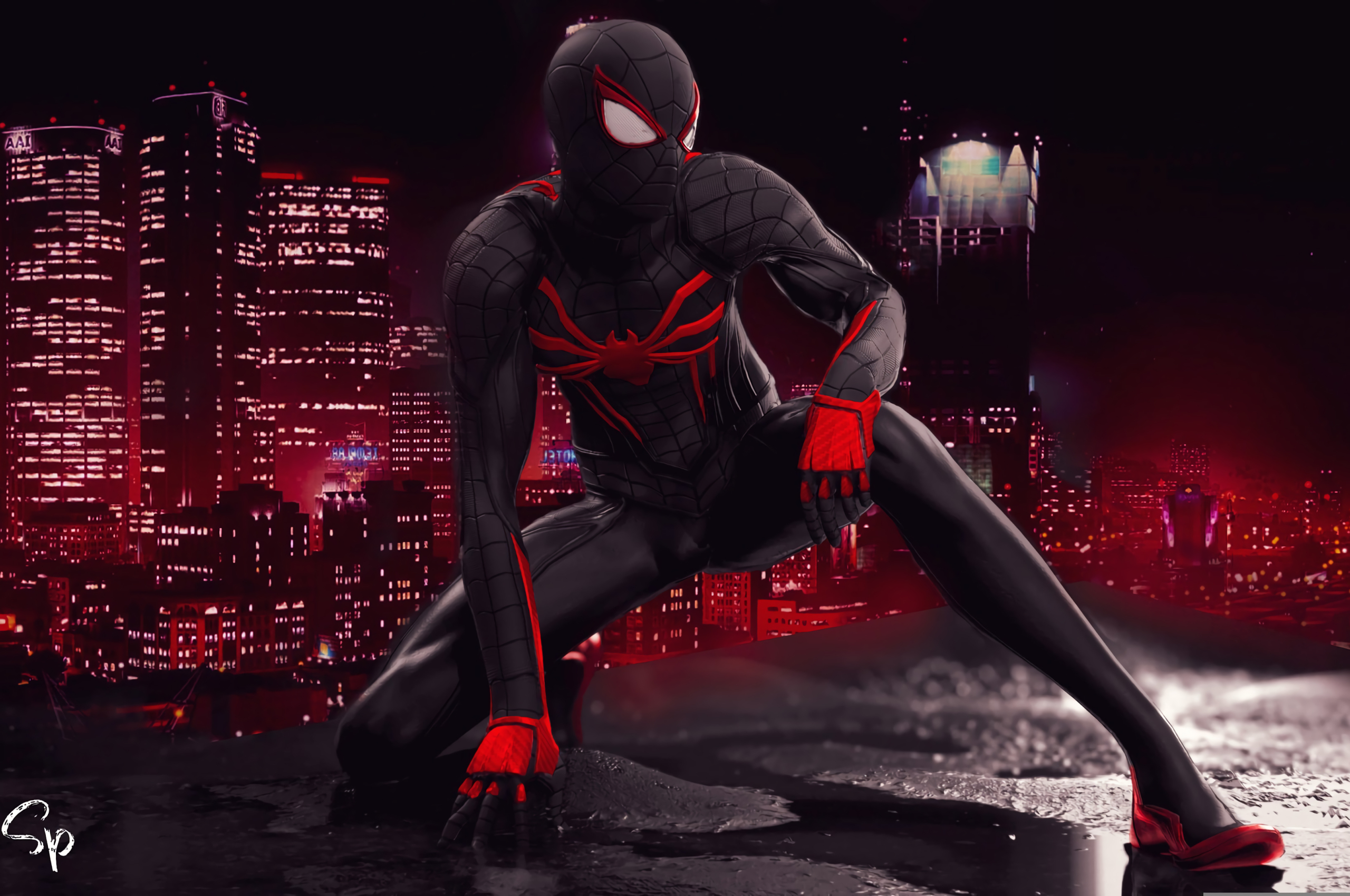 Spider Man Black And Red Suit