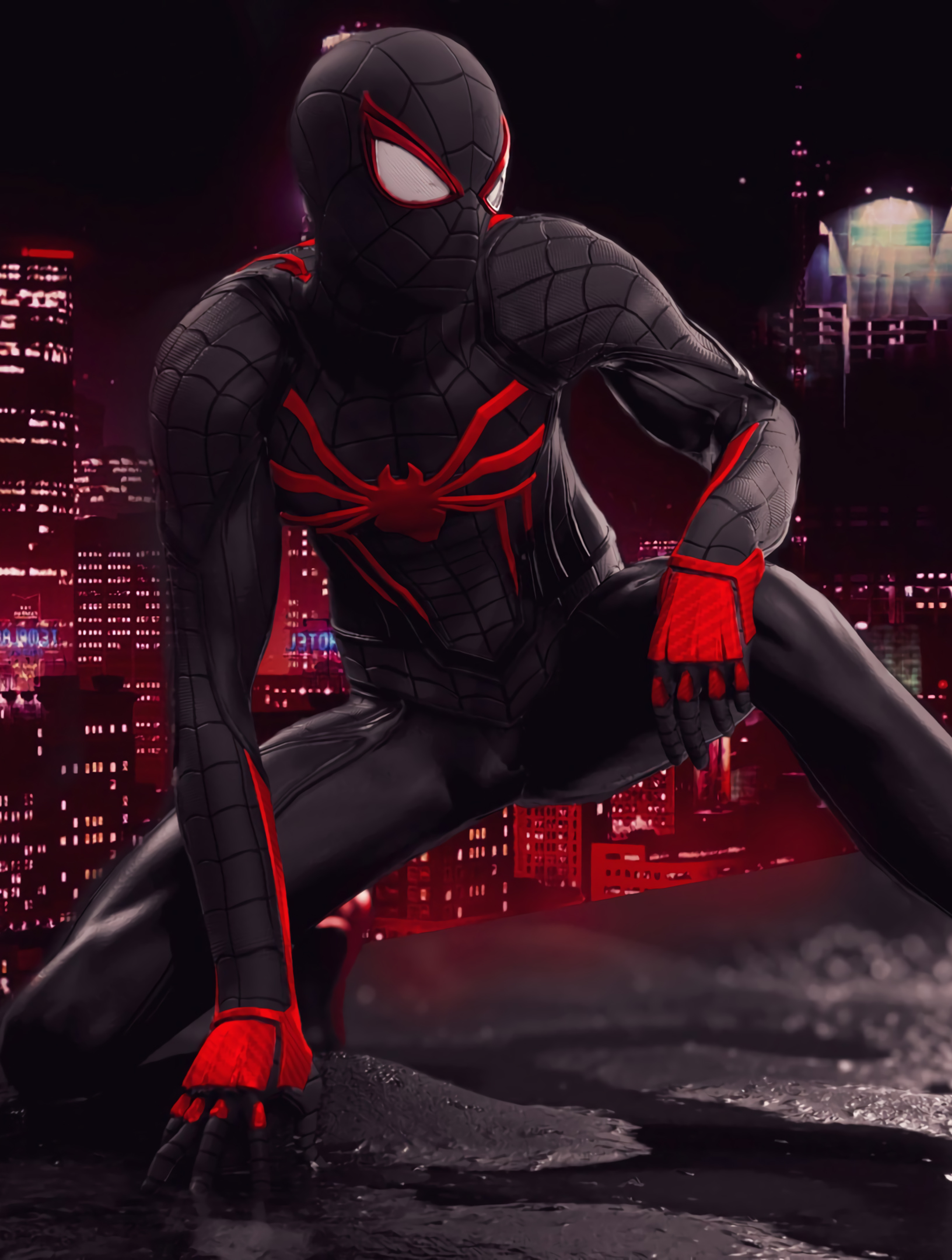 3400x4500 Spider Man Red And Black Suit Art 3400x4500 Resolution Wallpaper,  HD Superheroes 4K Wallpapers, Images, Photos and Background - Wallpapers Den