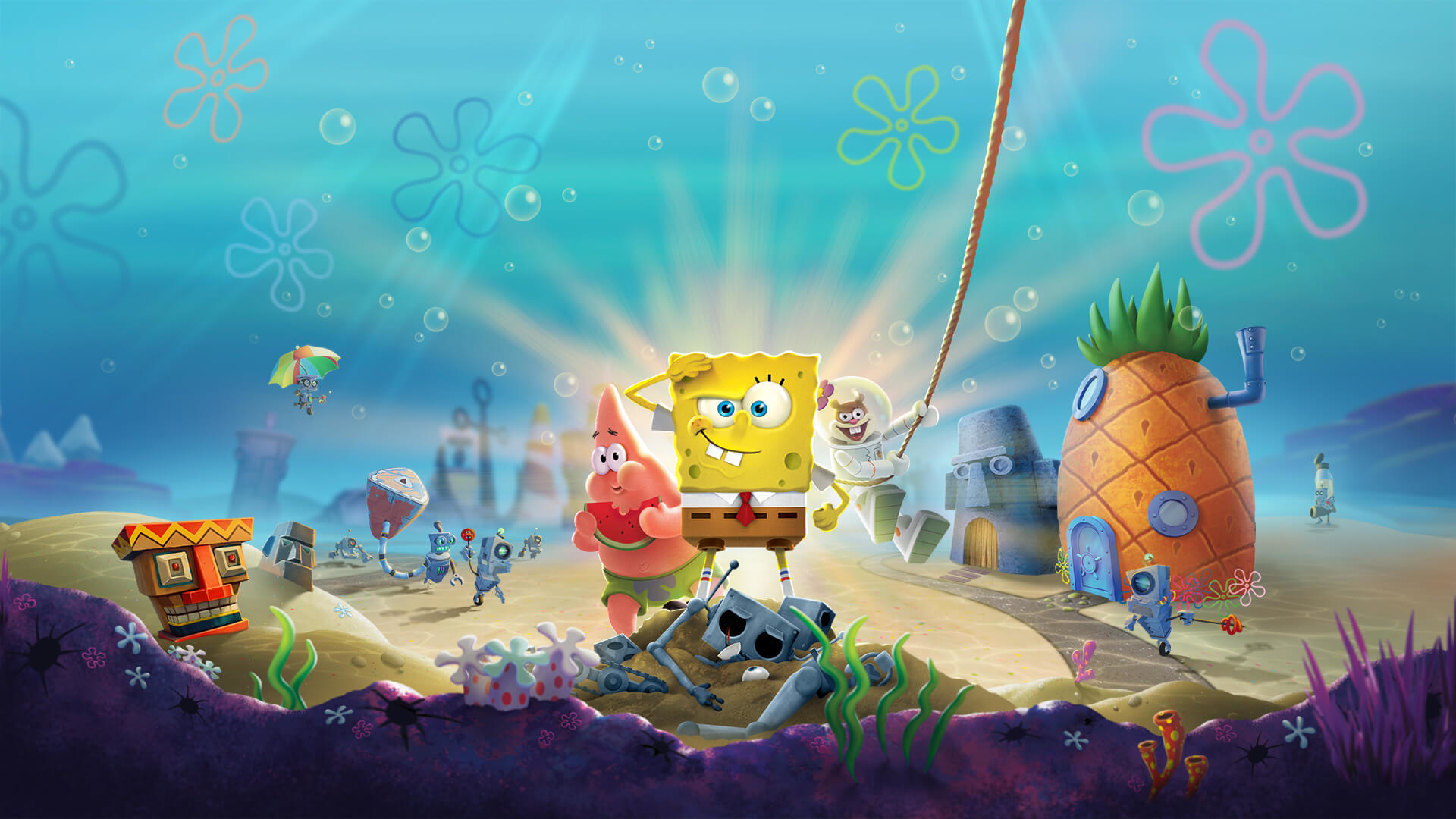 3840x2160 SpongeBob  SquarePants Battle for Bikini Bottom 